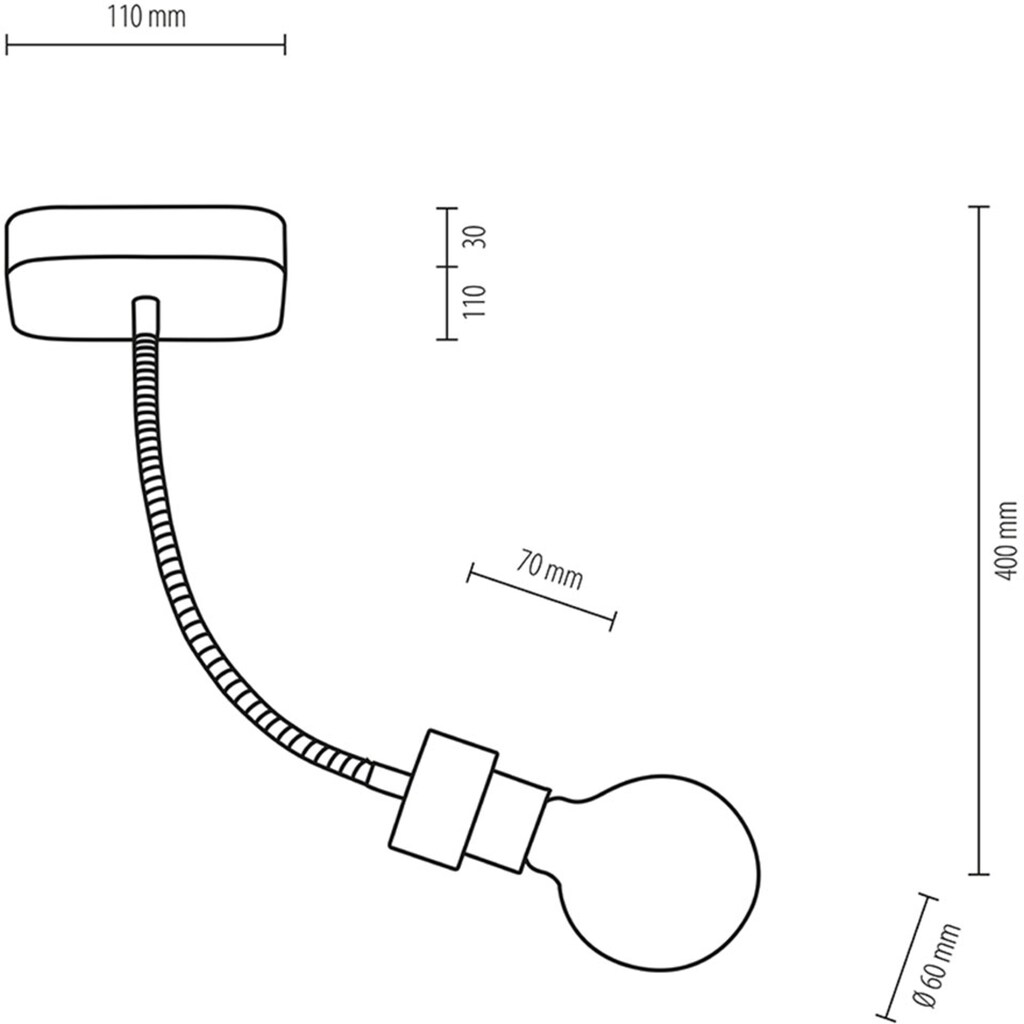 BRITOP LIGHTING Deckenleuchte »ALLUMER FLEX«, 1 flammig-flammig