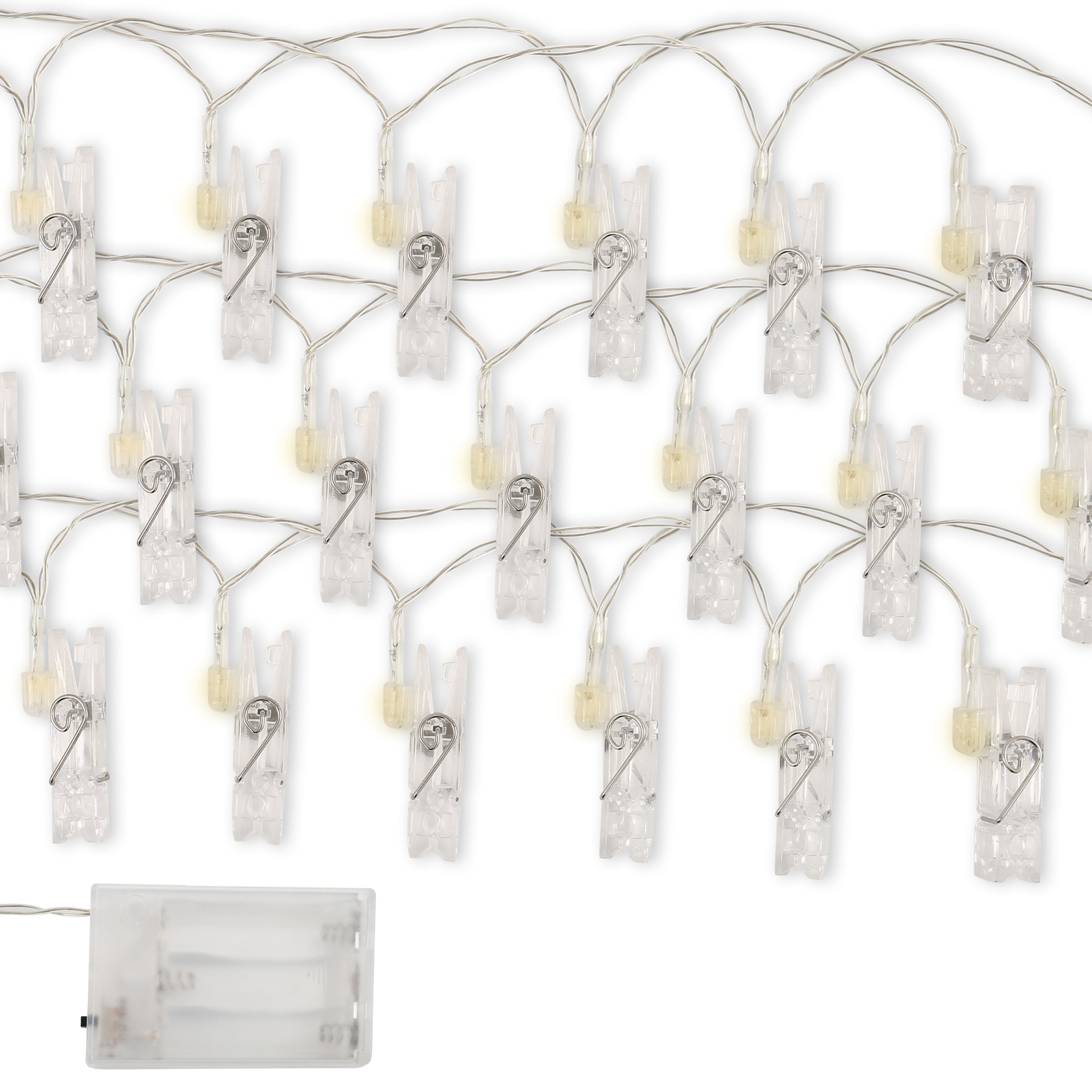 B.K.Licht LED-Lichterkette »Rana«, 5m LED Fotolichterkette  Stimmungsbeleuchtung mit 40 Photo-Clips kaufen | BAUR