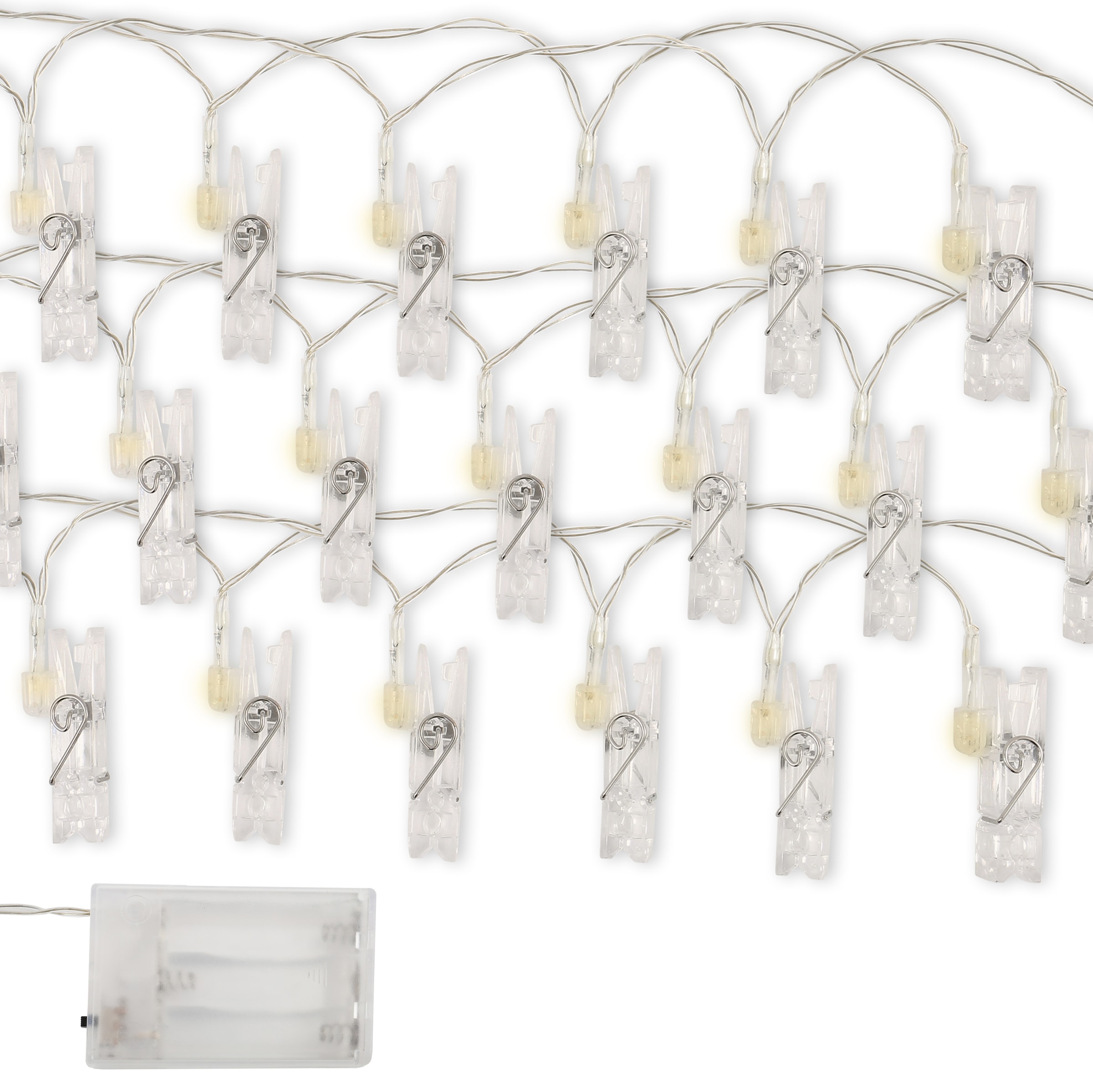 Stimmungsbeleuchtung »Rana«, 40 mit kaufen BAUR LED LED-Lichterkette B.K.Licht | Fotolichterkette Photo-Clips 5m