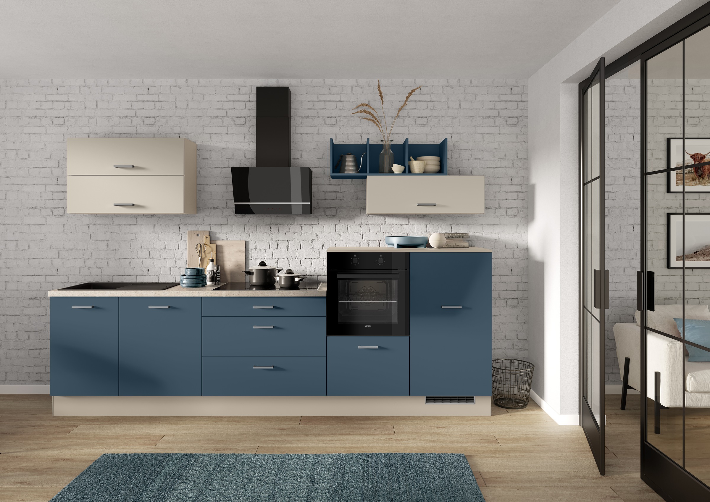 IMPULS KÜCHEN Küchenzeile ""New York", Schubkästen mit Soft-Close,", (Set), günstig online kaufen