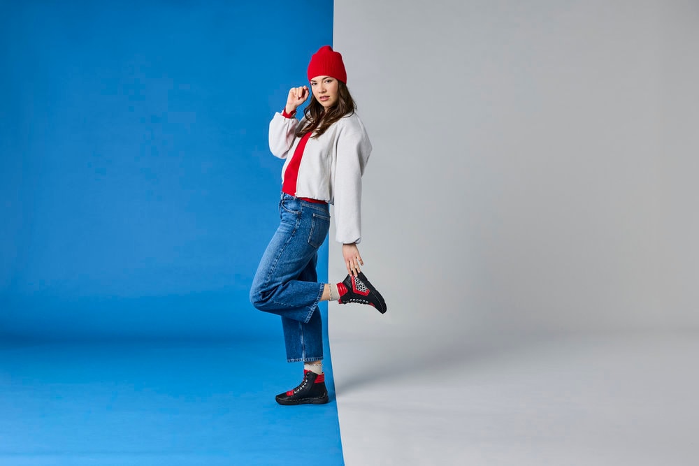 Rieker Sneakerboots  Schnürboots, Schnürstiefelette mit zusätzlichem Innenreißverschluss