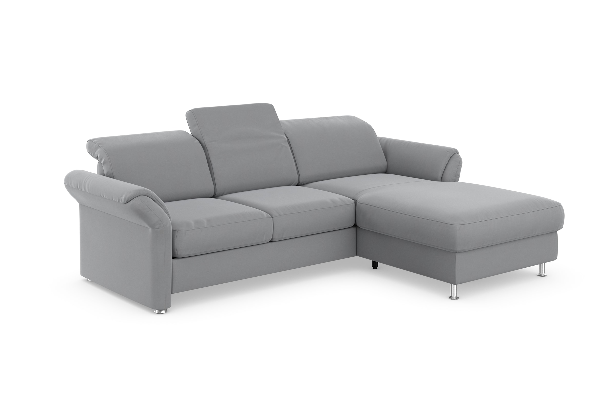 sit&more Ecksofa »Apulia L-Form«, wahlweise Bettfunktion, Bettkasten und Kopf- und Armteilverstellung