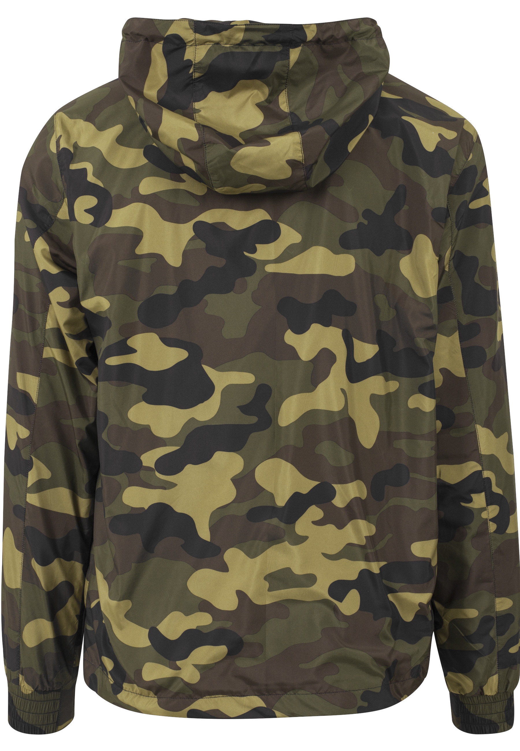 URBAN CLASSICS Anorak »Urban Classics Herren Camo Pull Over Windbreaker« 1 Stk. tlg. mit Kapuze