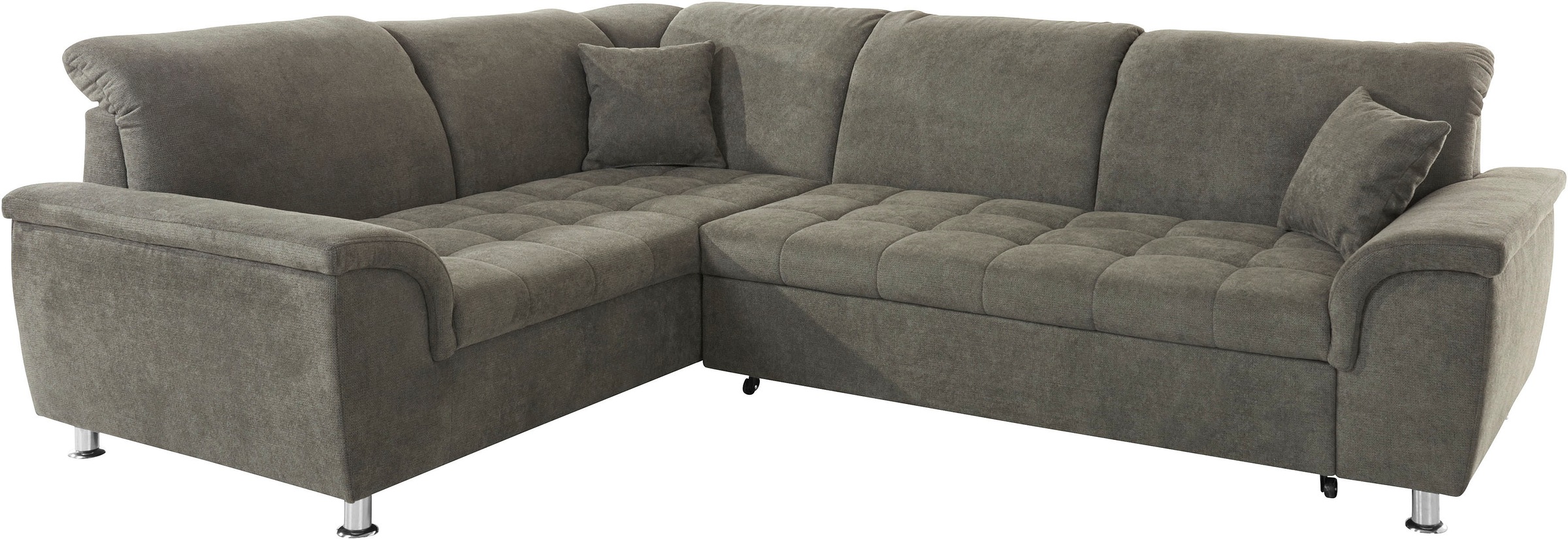 DOMO collection Ecksofa »Franzi L-Form«, wahlweise mit Kopfteilverstellung (dann Breite: 275 cm)