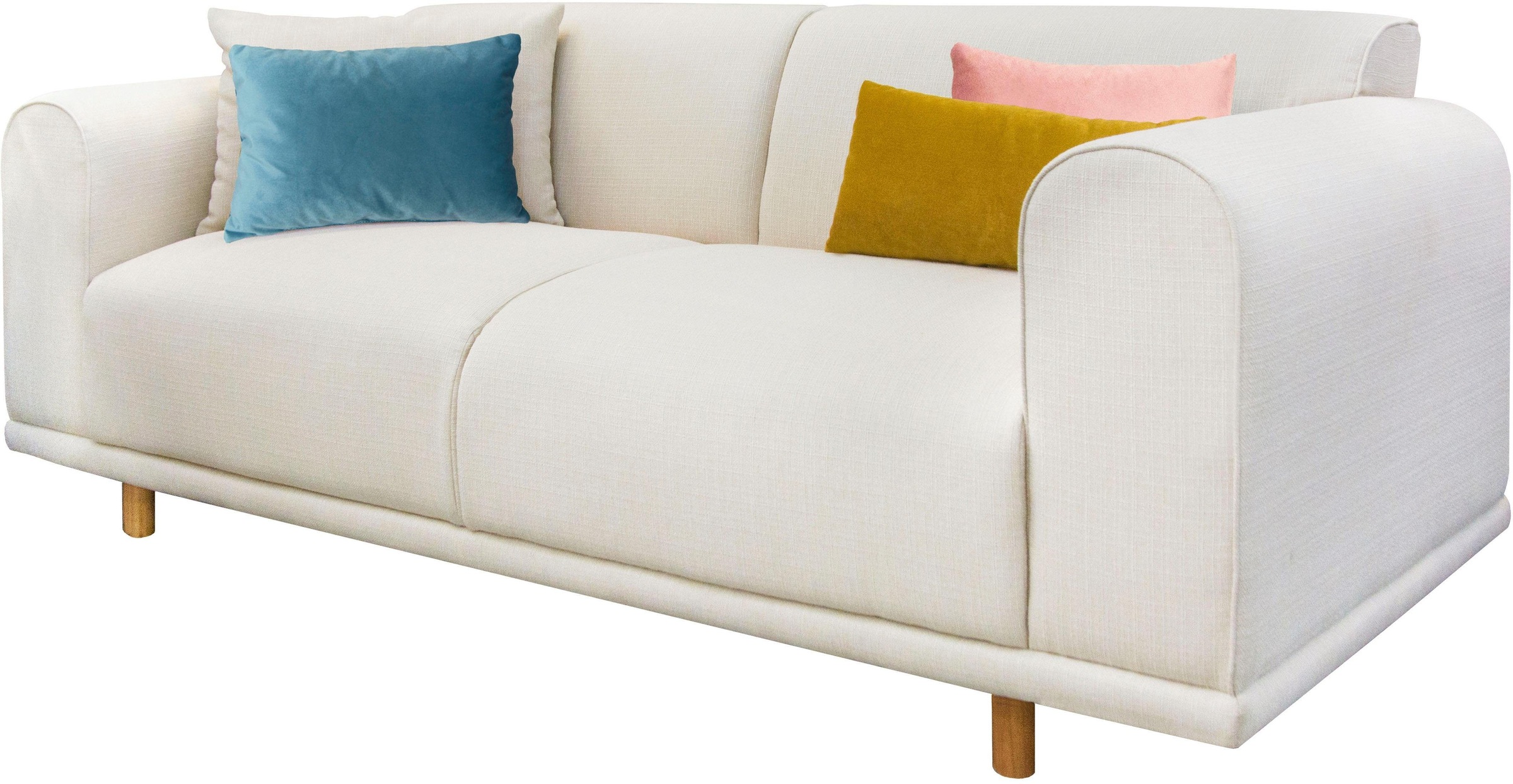 OTTO home 2-Sitzer "Maroon" in skandinavischem Design, mit losen Kissen günstig online kaufen