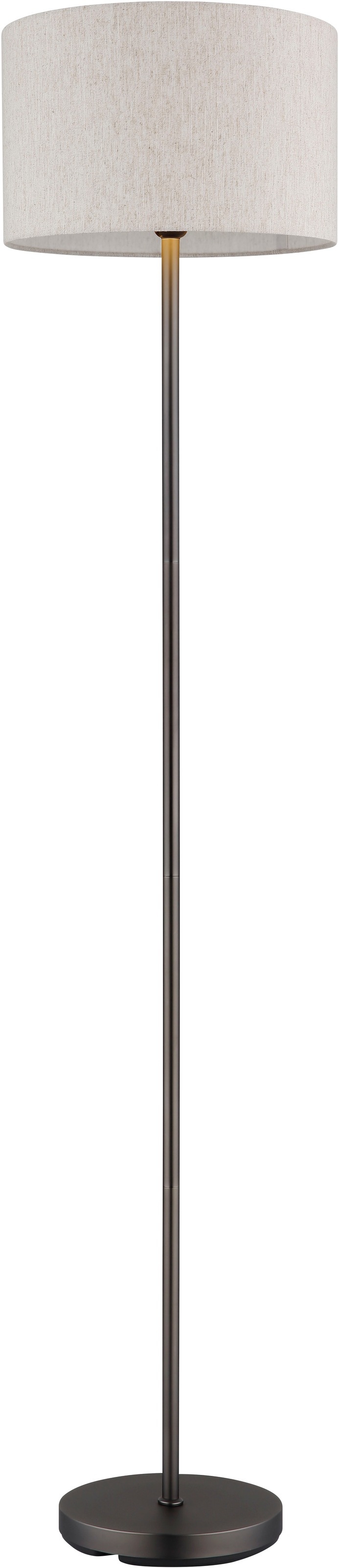 NOWA Stehlampe »THEA« E27 1 Stk. Stehleuchte schwarz-chrom matt Wohnzimmer Flur