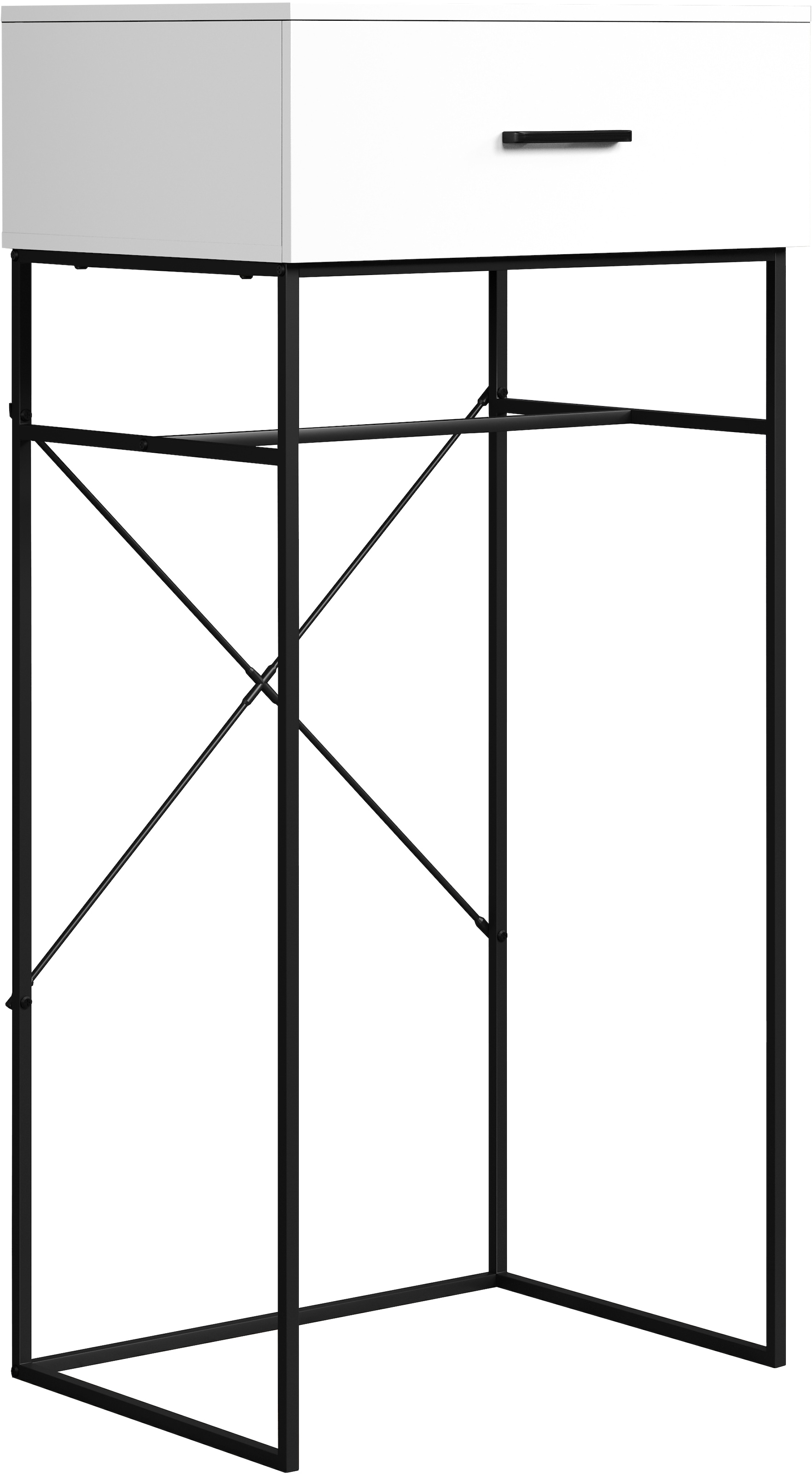 INOSIGN Beistelltisch »Sterling«, (1 St.), Konsolentisch mit Schublade und integrierter Aufhängung - 60/48/132 cm