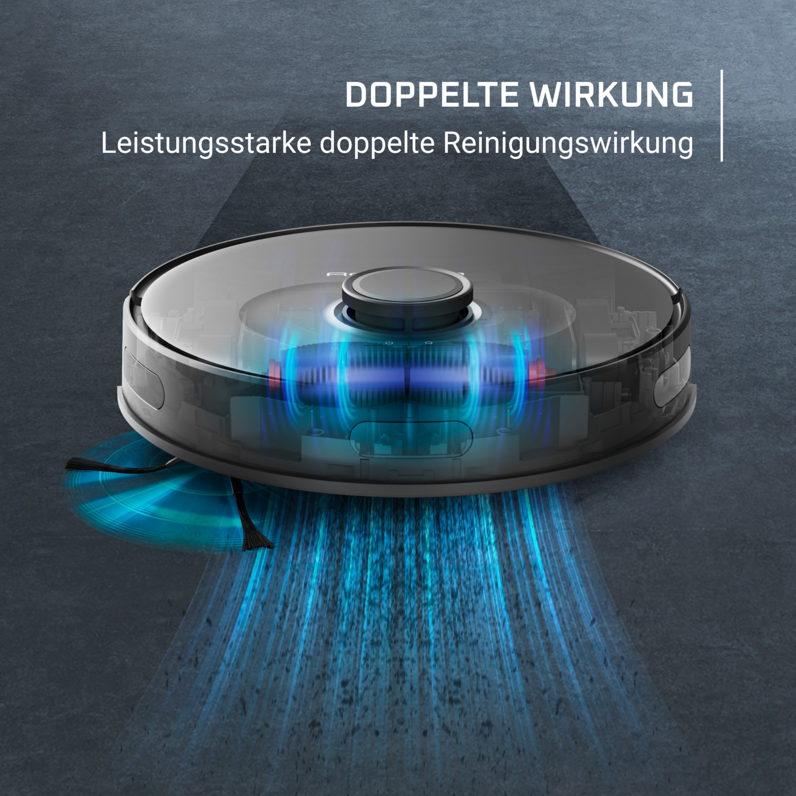 Rowenta Nass-Trocken-Saugroboter »X-Plorer 75S+ Neo, mit Wischfunktion und Absaugstation, lange Laufzeit«, 2700 Pa Saugleistung, präzise Lasernavigation, Sprachassistent, RR85E3