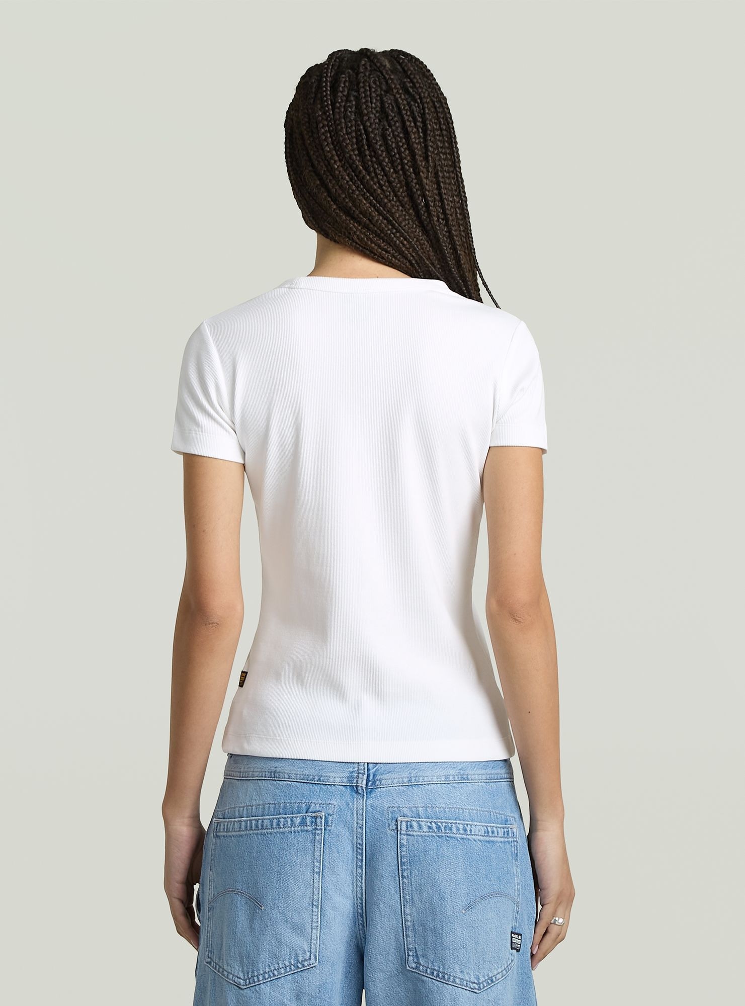 G-STAR T-Shirt »Rib Cap Sleeve T-Shirt«