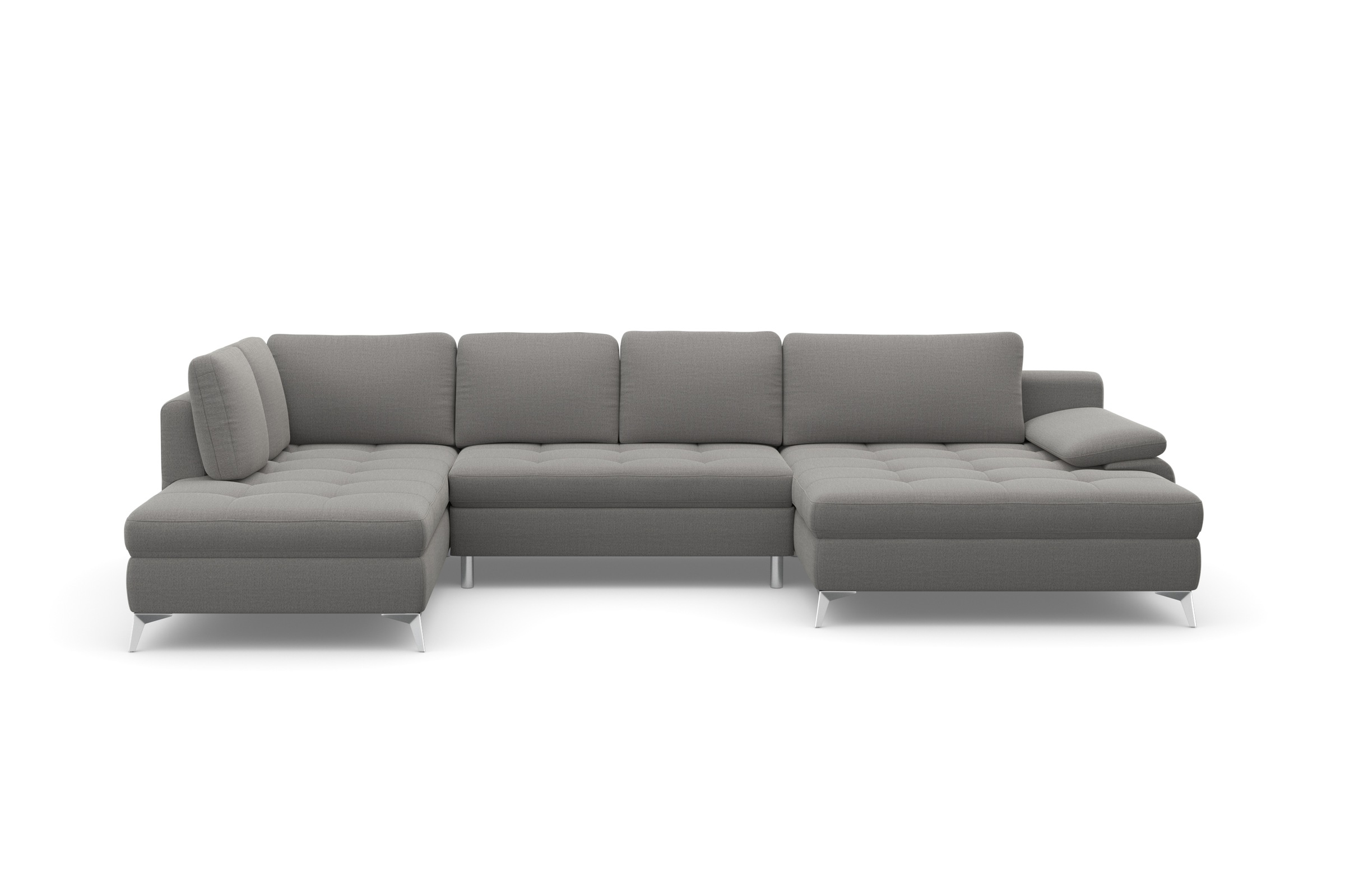 sit&more Wohnlandschaft »Latigo U-Form«, mit Mega-Recamiere, wahlweise mit Bettfunktion und Bettkasten