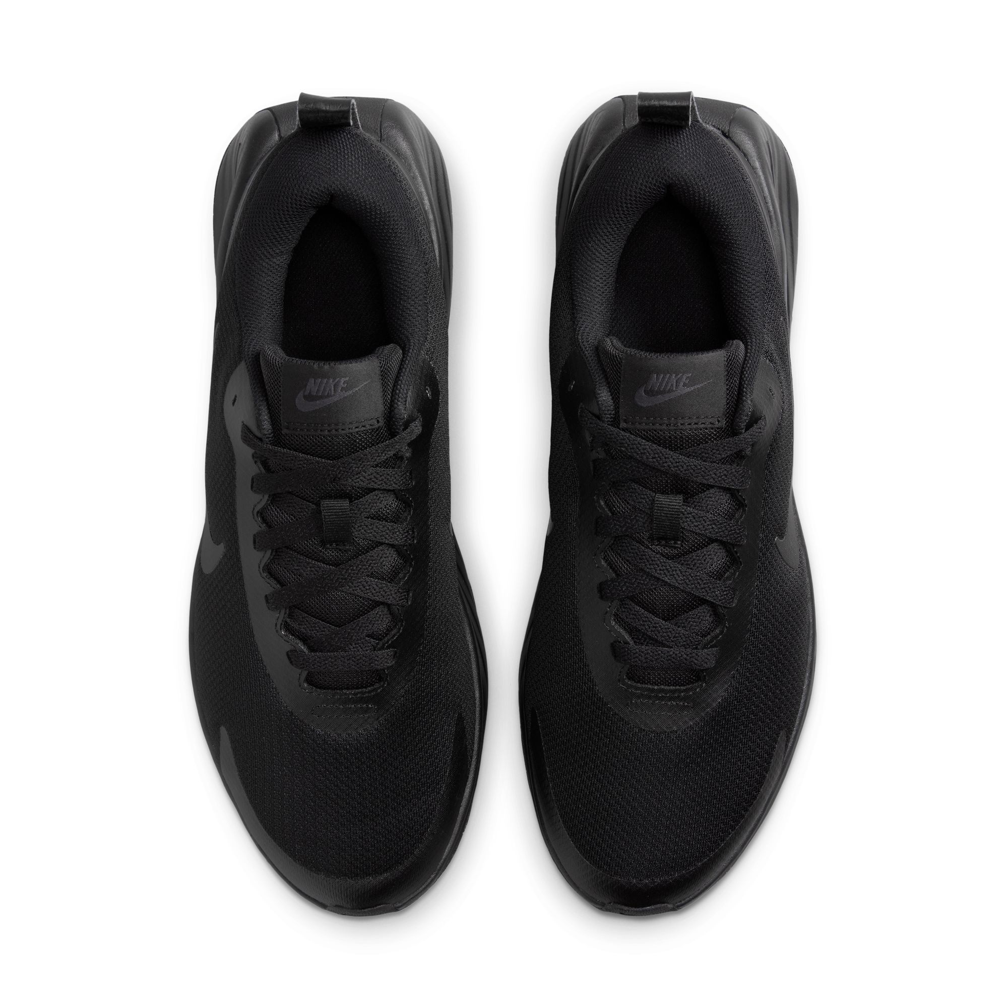 Walkingschuh NIKE "M PROMINA", Herren, Gr. 40, schwarz, dk smoke grau, Synthetik, Textil, Schuhe Walkingschuh, mit Schnürung, mit profiliertem Laufsohlenprofil, mit Gummilaufsohle 3
