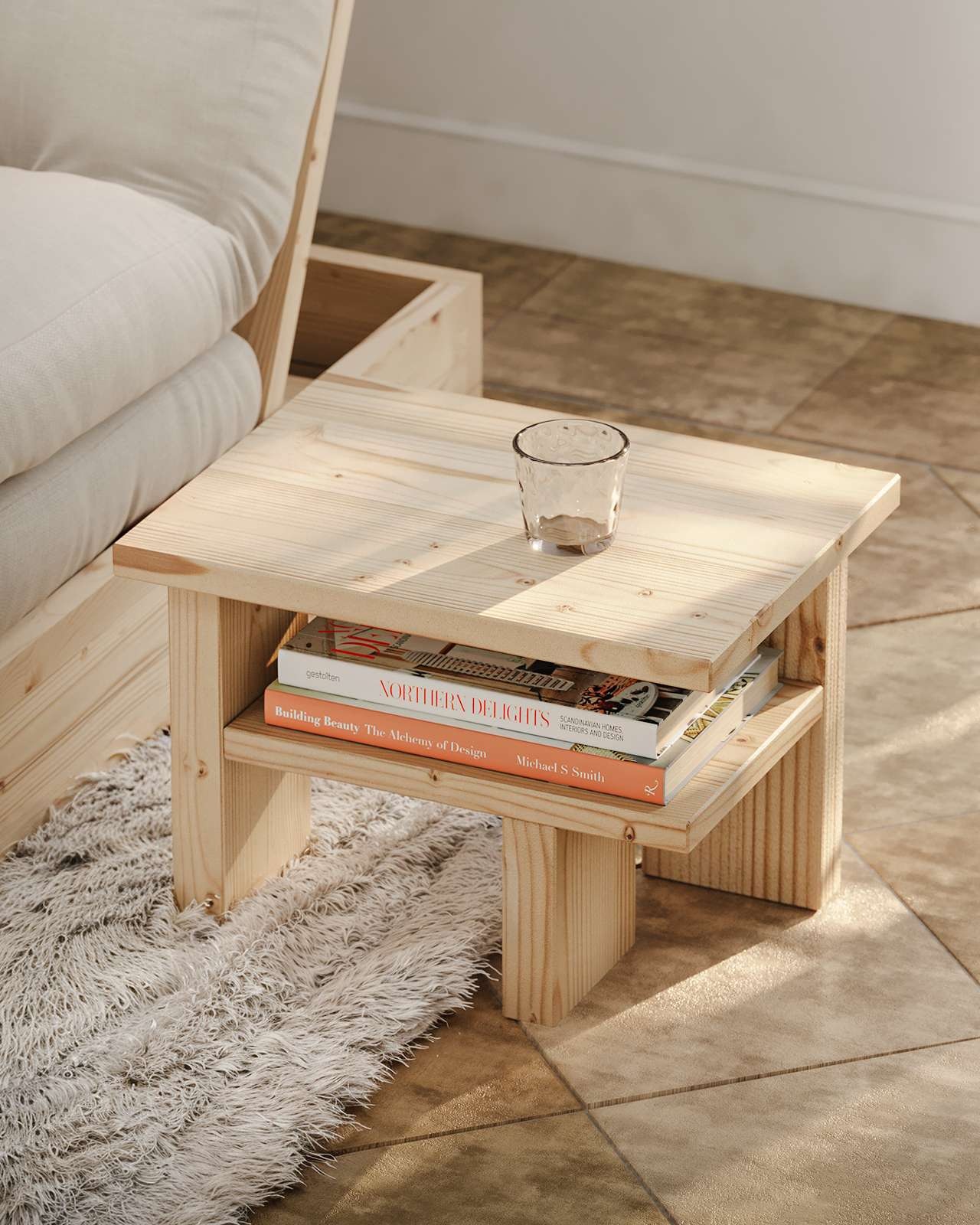 Karup Design Beistelltisch »Japan Nebentisch, kompakt, stilvoll, funktional, Made in Europe«, vielseitig einsetzbar, aus massivem FSC®-zertifiziertes Massivholz