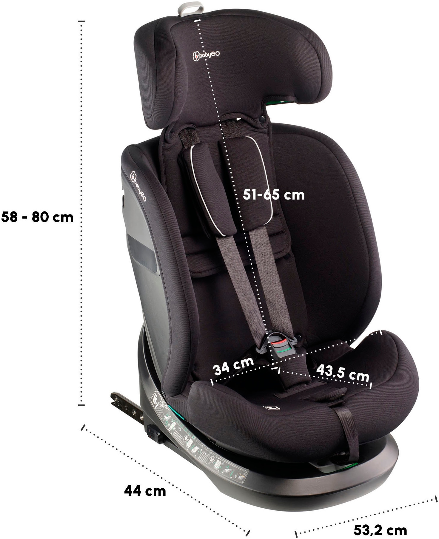 BabyGo Autokindersitz »Protection 360 Grad«