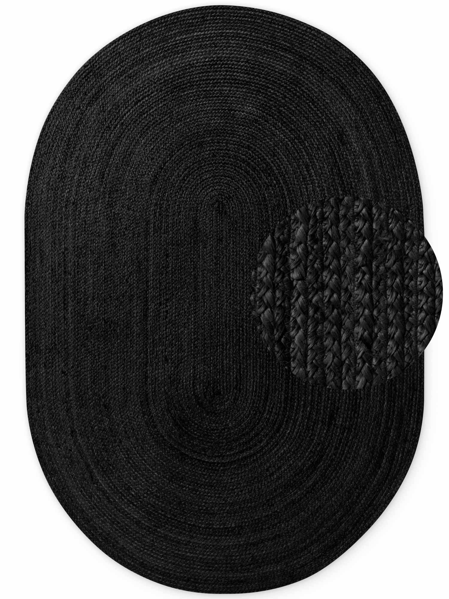 HANSE Home Teppich "Rangpur Juteteppich" oval 10 mm Höhe Handgewebt, 100% J günstig online kaufen