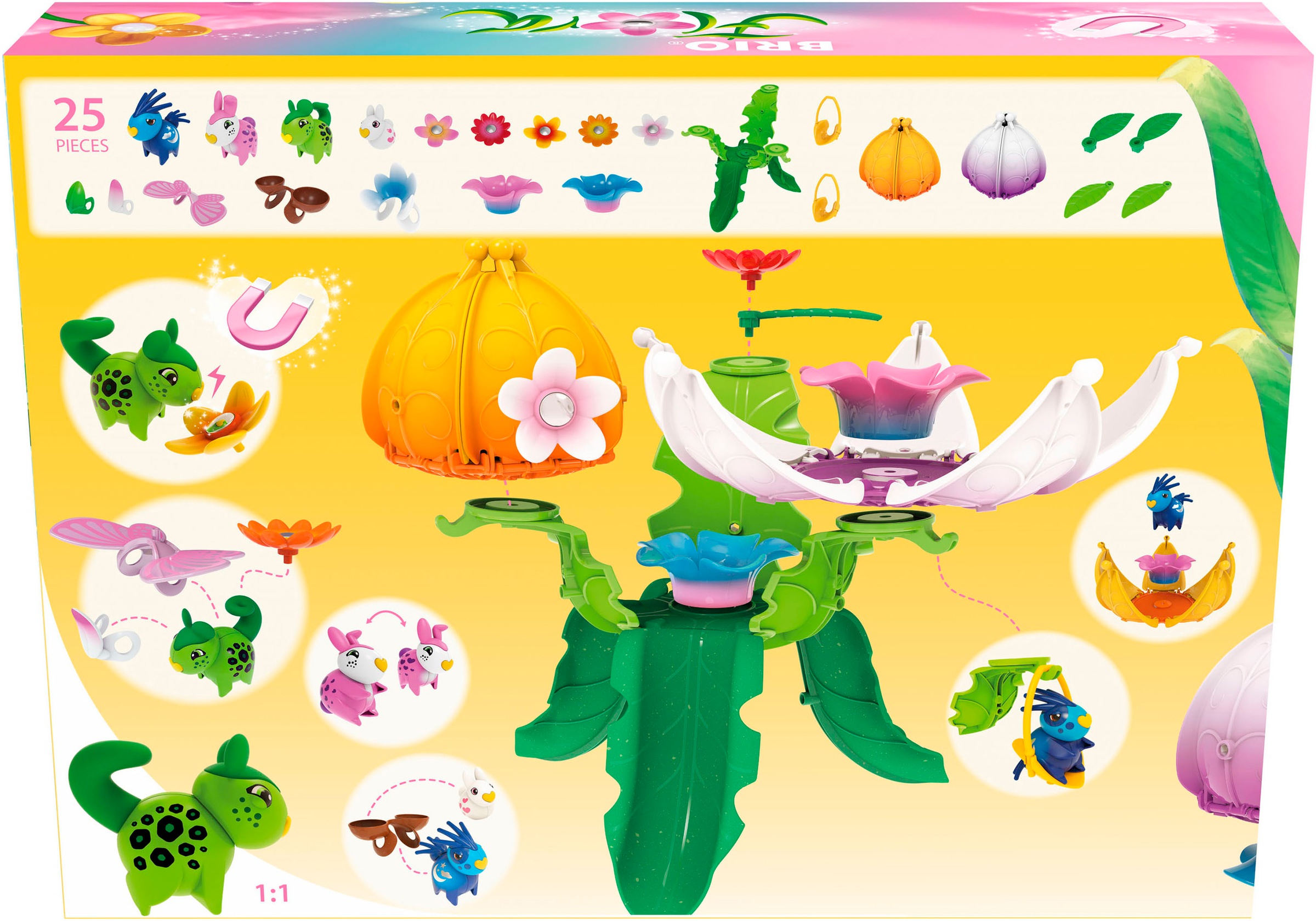 BRIO® Spielwelt »BRIO Flora, Starter-Set Blumendorf (36240)«, (25 tlg.)
