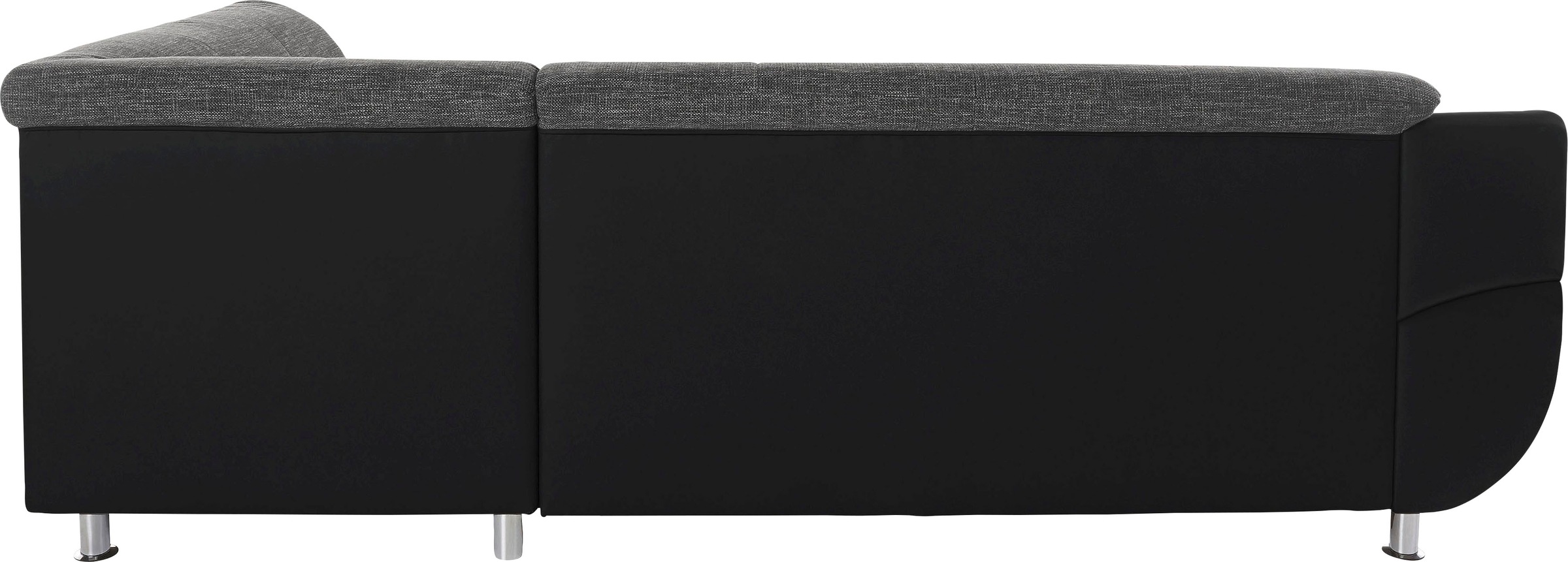 TRENDMANUFAKTUR Ecksofa »Rondo 3, zeitlos und bequem, Materialmix, breite Armlehnen, L-Form«, wahlweise mit Federkern für mehr Komfort, wahlweise mit Bettfunktion
