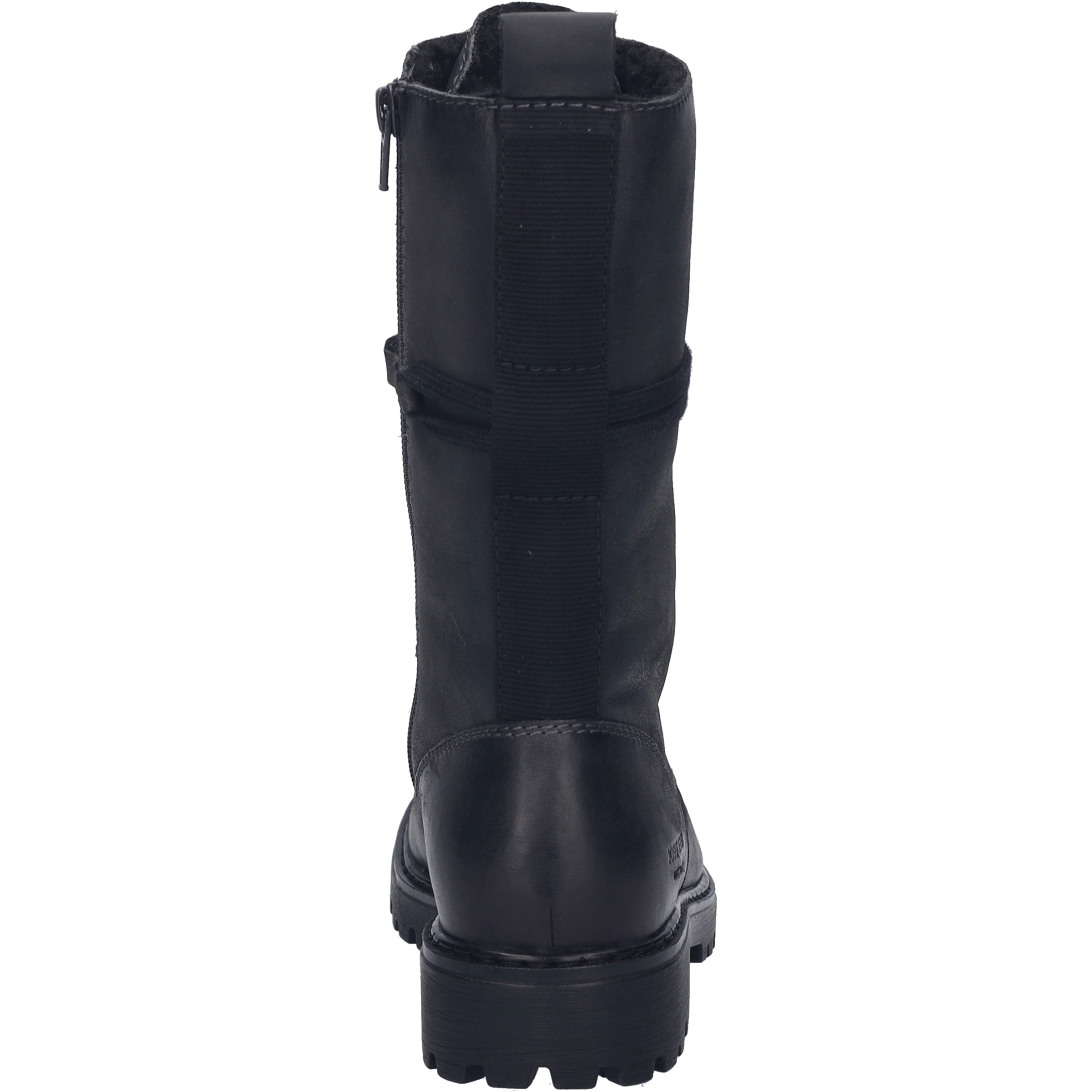 Schnürstiefel JOSEF SEIBEL "Josef Seibel Stiefel Leder", Damen, Gr. 38, asphalt, Leder, Schuhe Schnürstiefel 3