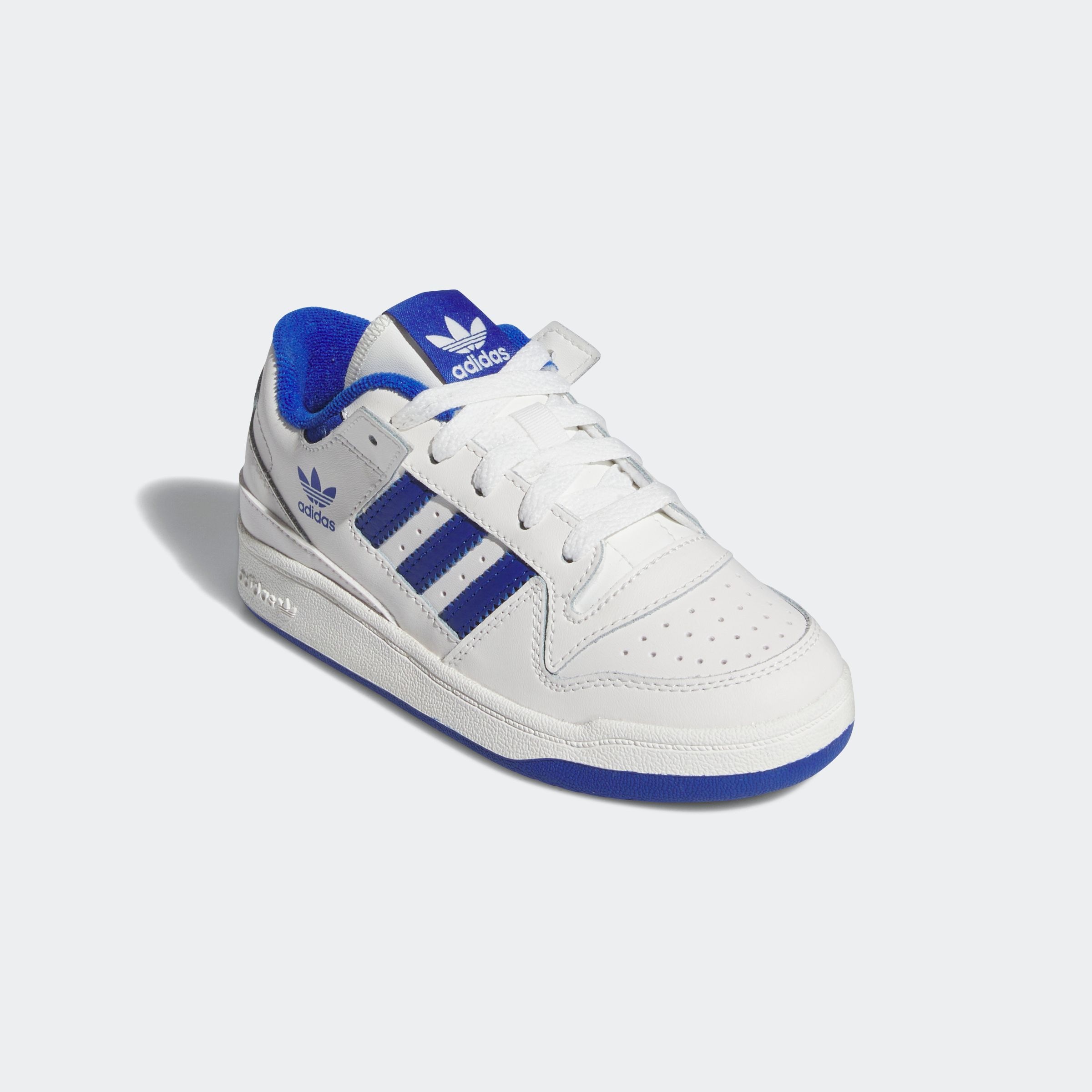 Mädchen Sneaker "FORUM LOW CL KIDS", ADIDAS ORIGINALS, Gr. 32, weiß, Baumwolle, Synthetik, Schuhe, für Kinder & Jugendliche