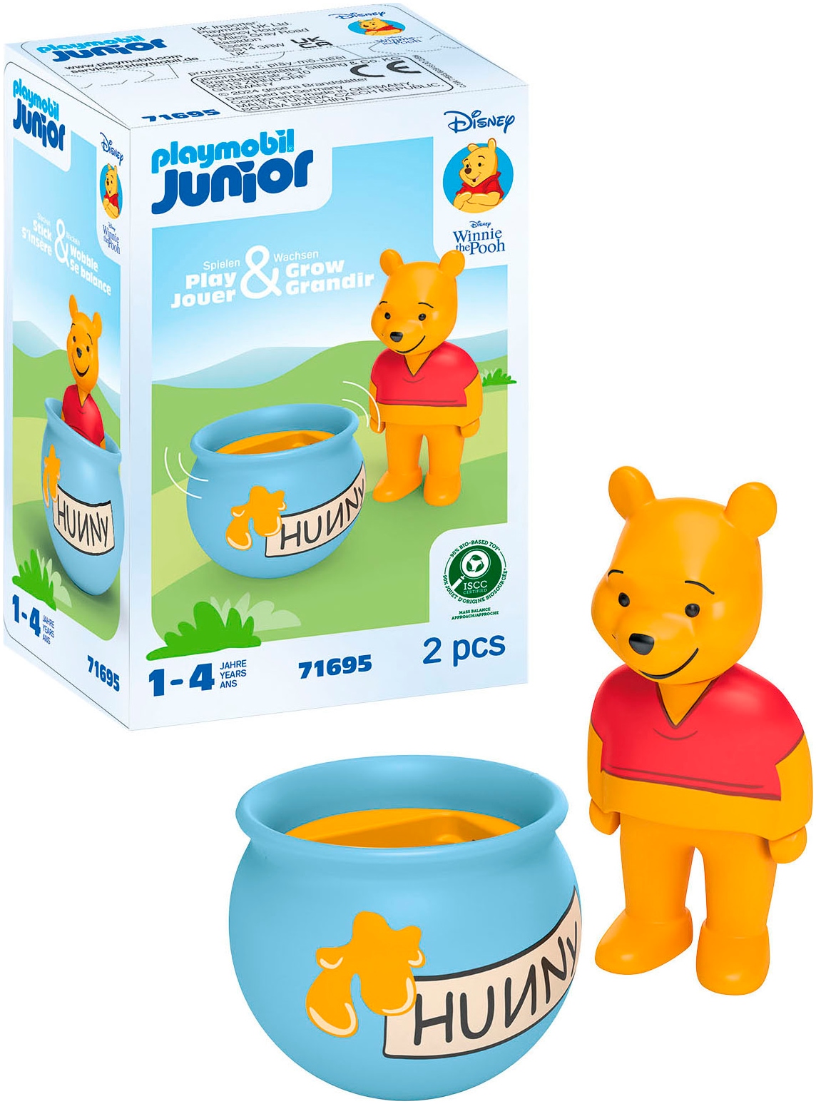 Playmobil® Konstruktions-Spielset »Winnies Stehauf-Honigtopf (71695), JUNIOR & Disney« Made in Europe