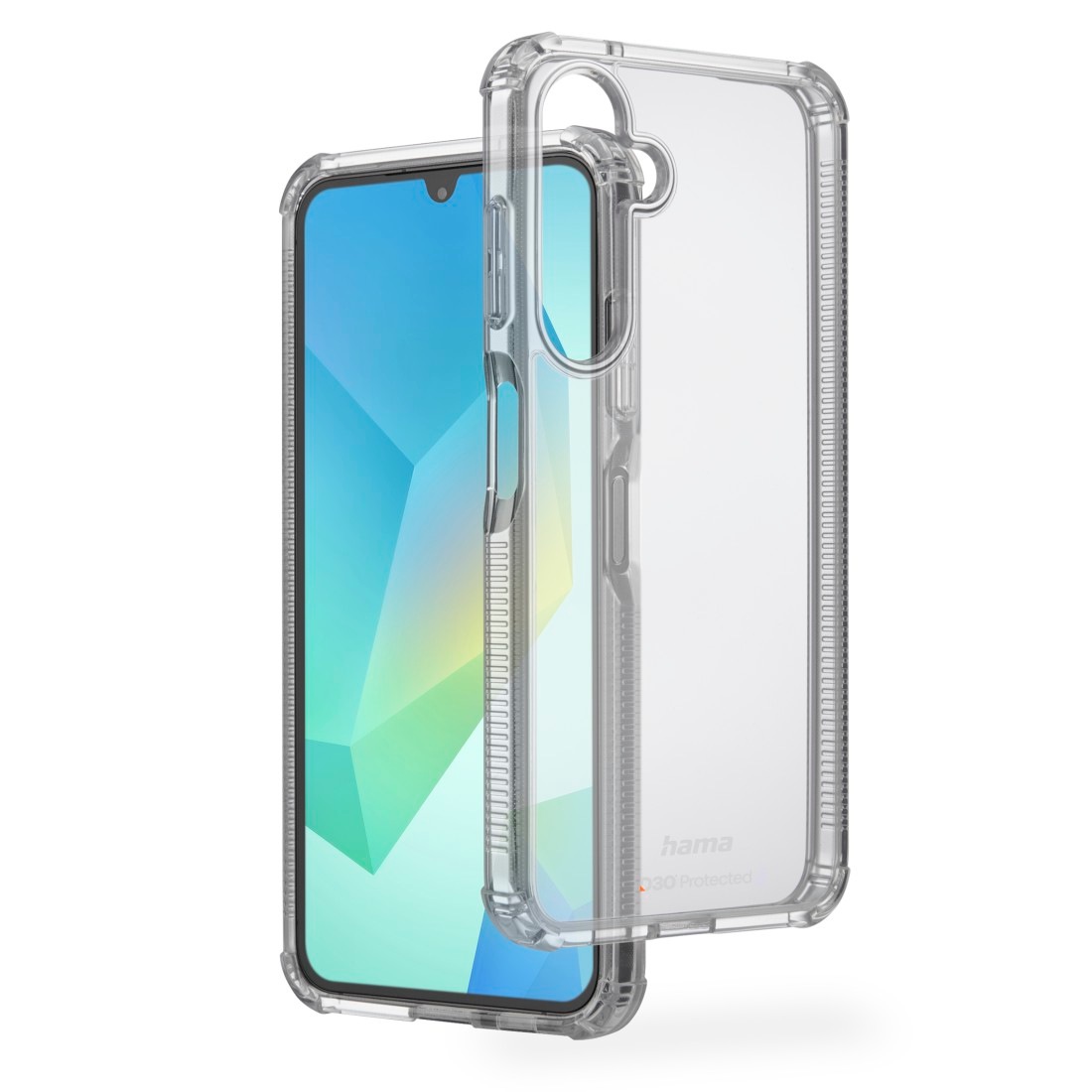HAMA Handyhülle "Handyhülle „Extreme Protect“ für Galaxy A16 (stoßfest, sturzsicher)", Samsung Galaxy A16/A16 5G, transparent, Hüllen, ohne schnelles