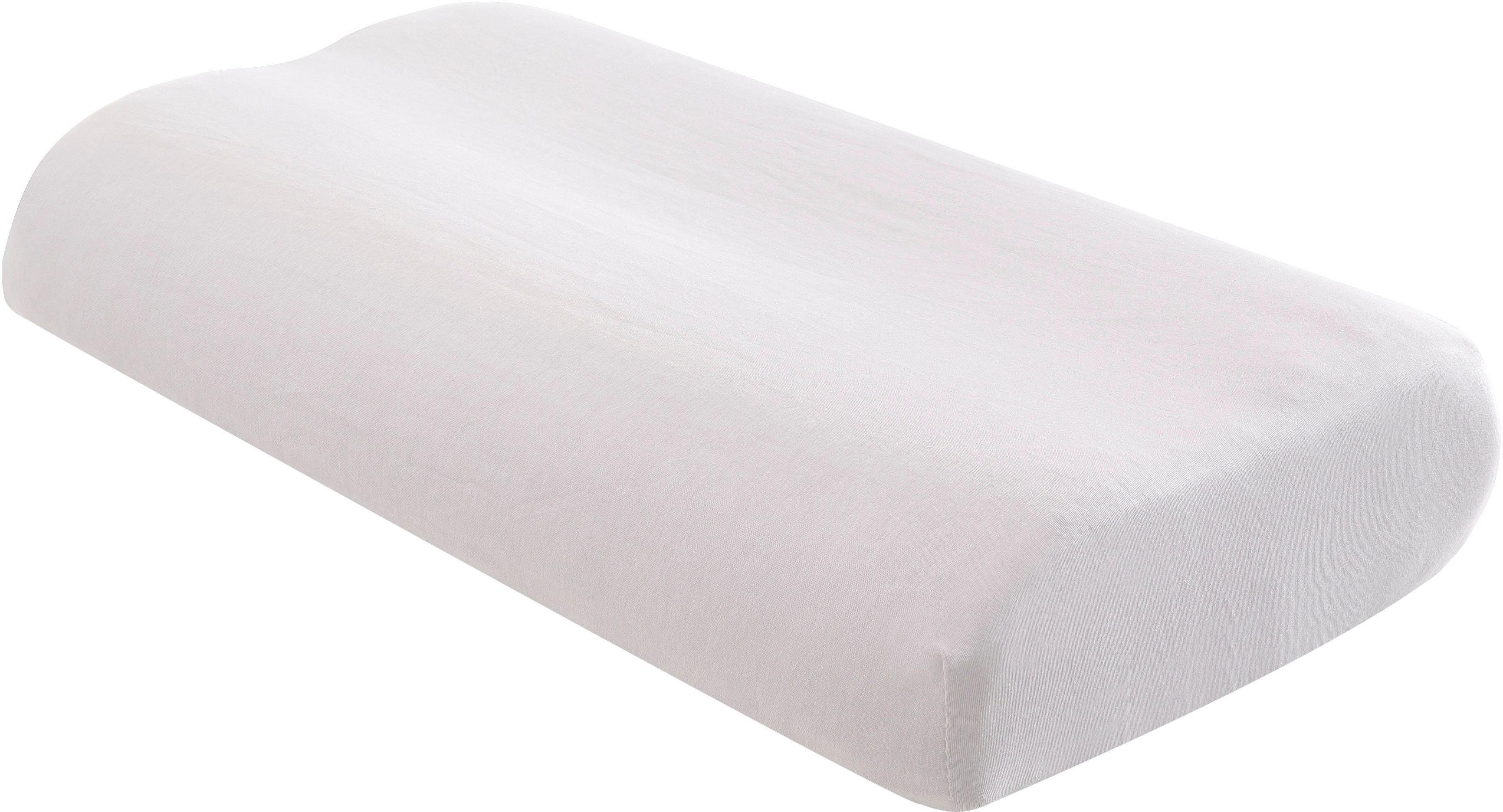 OTTO home Kissenbezüge "Olive Nackenstützkissen, flexible Kissenbezüge, Kissenhöhe 8 cm" mit Gummizug