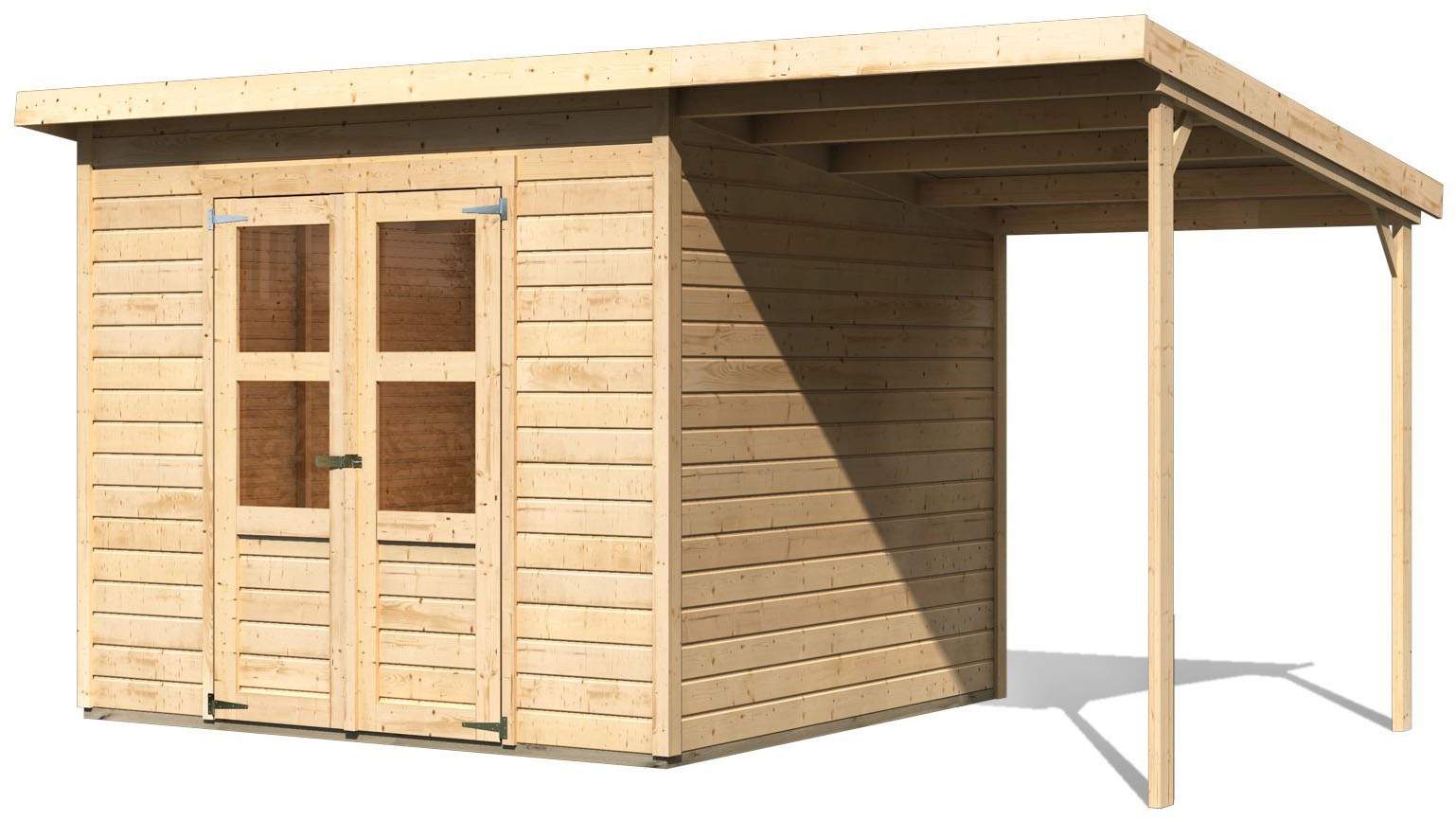 KONIFERA Gartenhaus »Amrum 6« inkl. Anbaudach