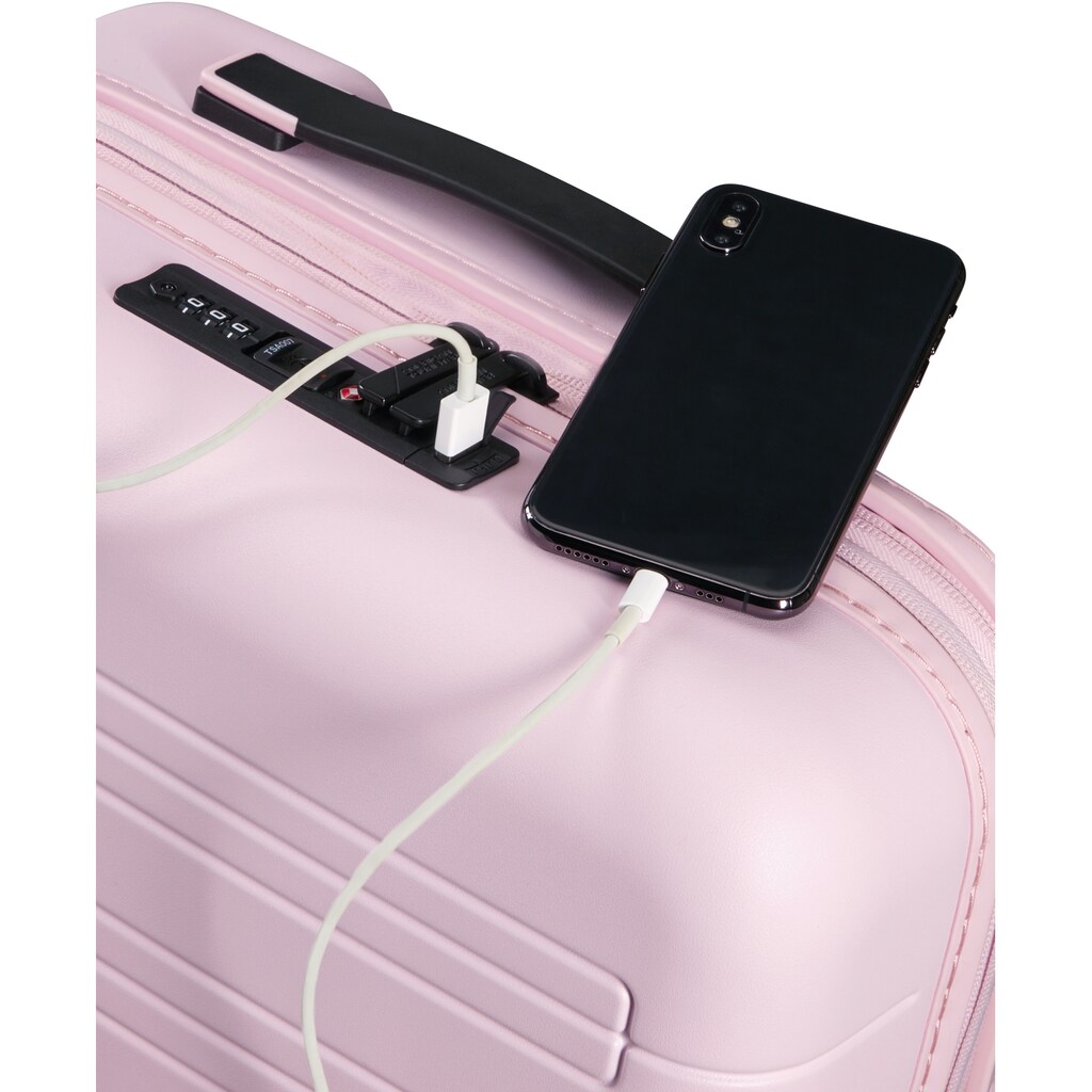 American Tourister® Hartschalen-Trolley »Novastream, 55 cm«, 4 Rollen, mit Volumenerweiterung und USB-Schleuse