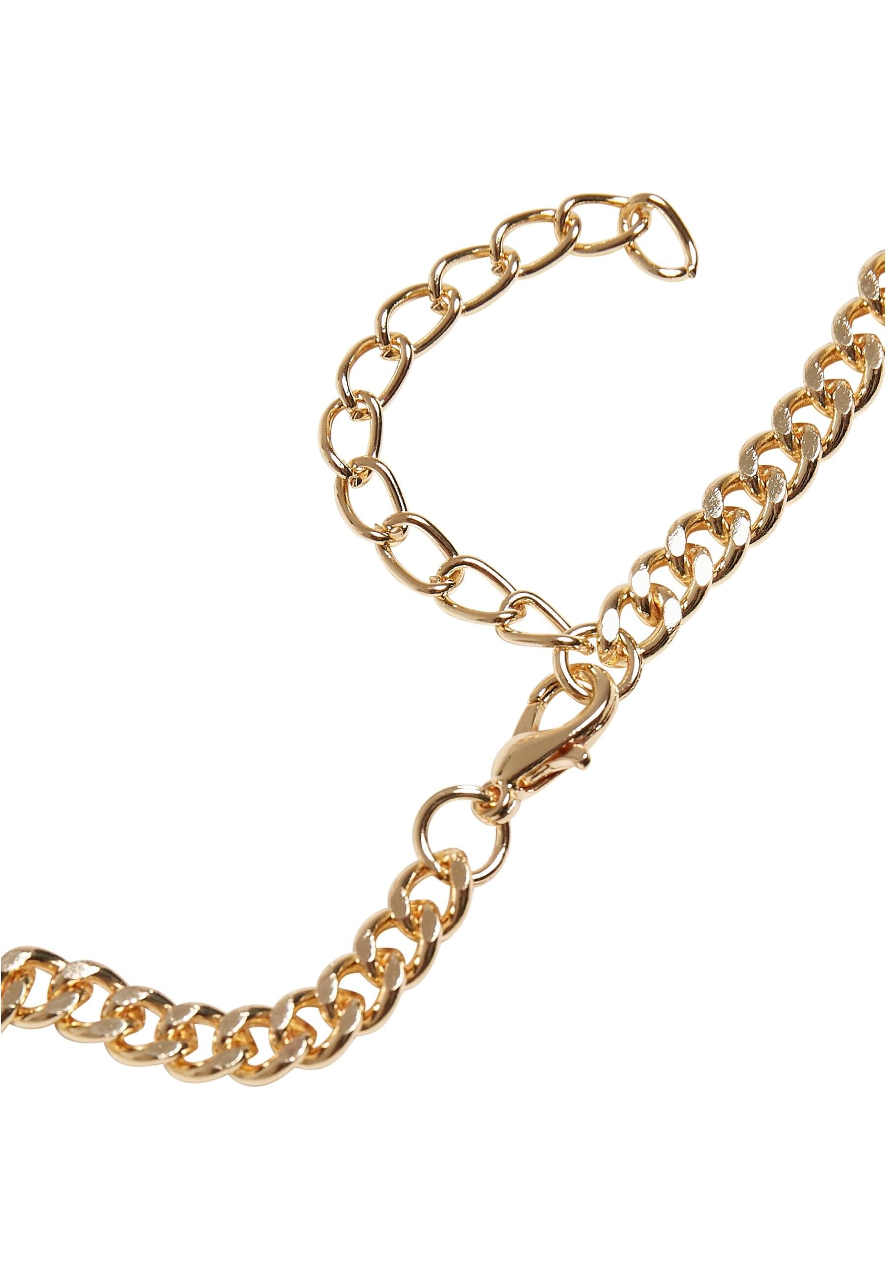 URBAN CLASSICS Edelstahlkette »Urban Classics Unisex One Hundred Diamond Necklace«
