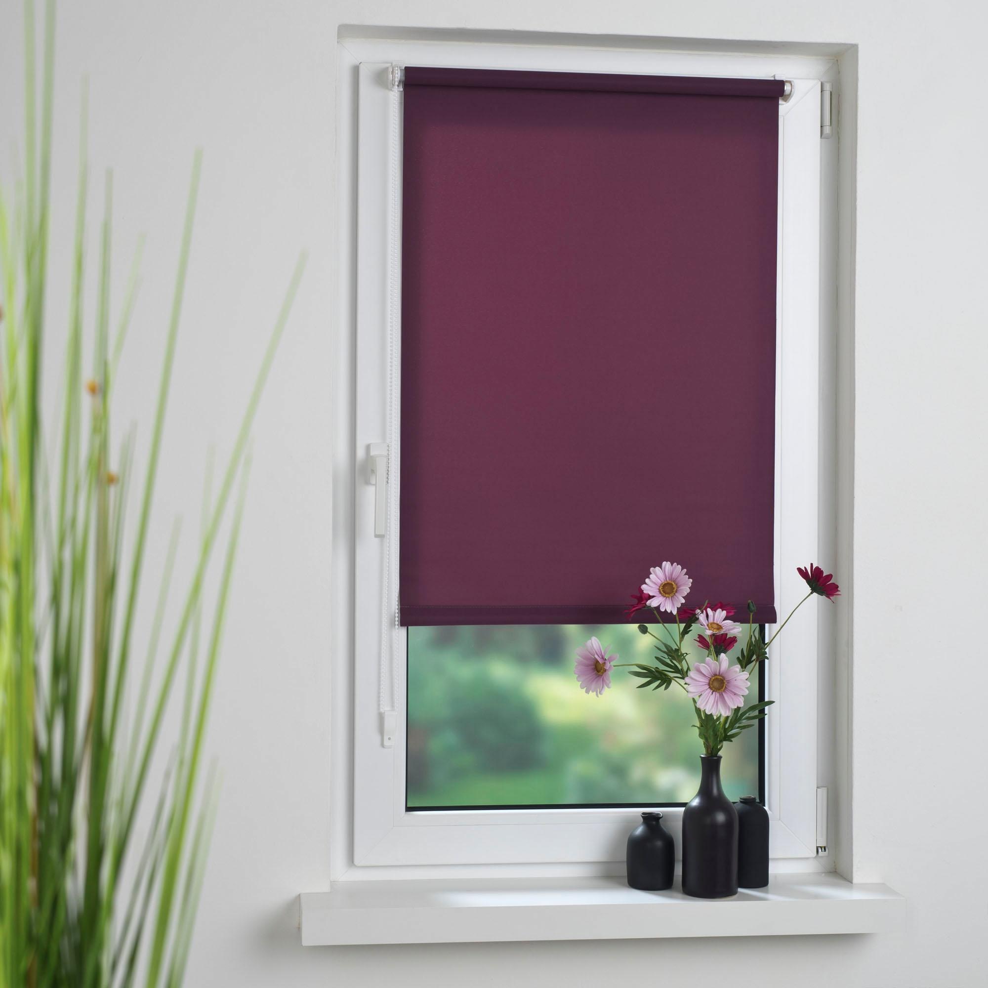 Liedeco Seitenzugrollo "Klemmfix" Lichtschutz ohne Bohren inkl. Klemmträger günstig online kaufen