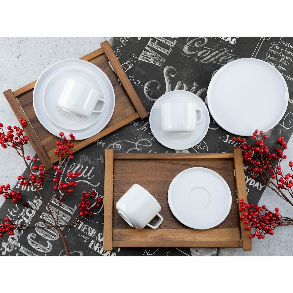 CreaTable Kaffeeservice »Chef Collection«, (Set, 18 tlg., Kaffeegeschirr für 6 Personen)