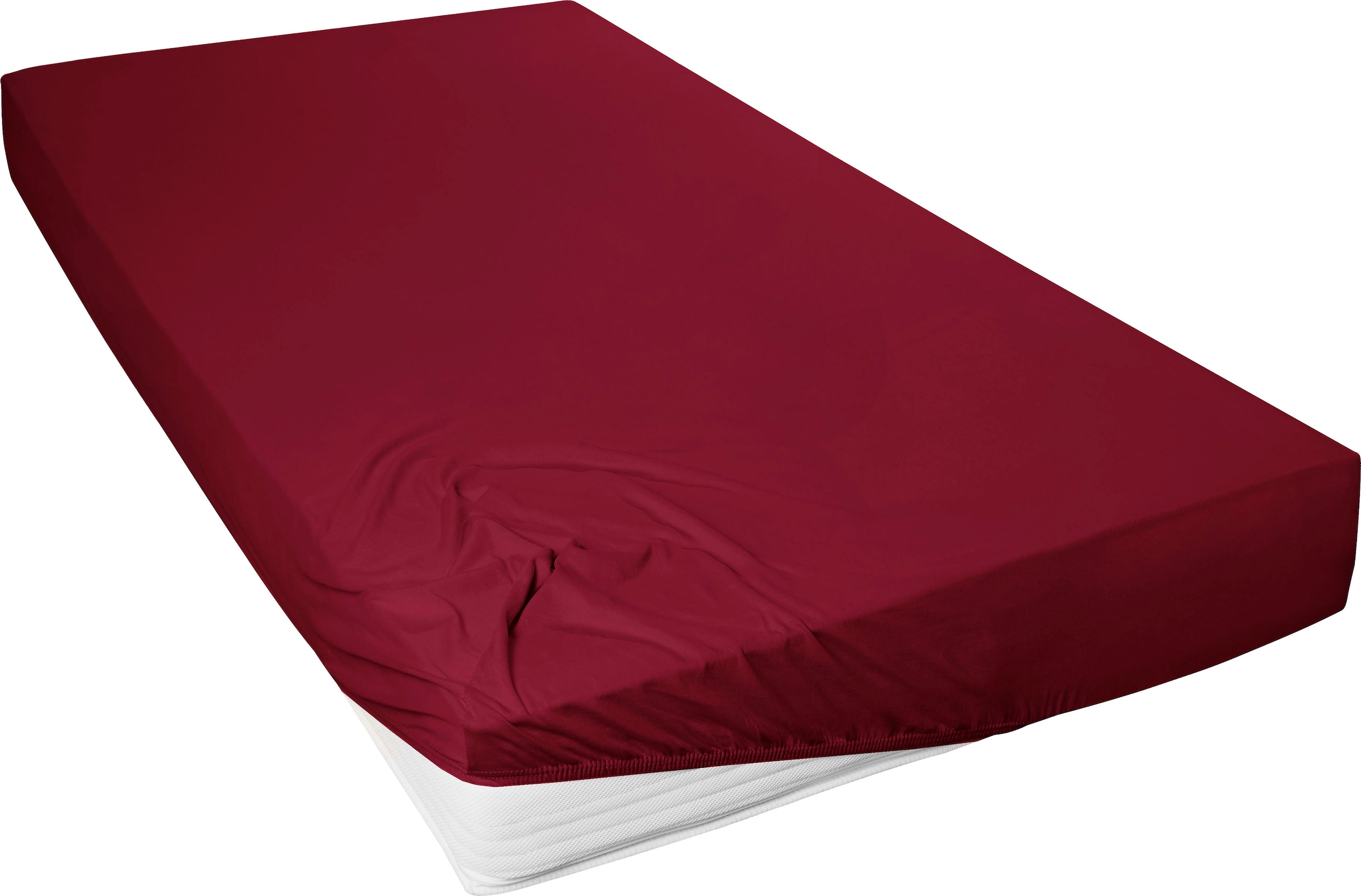 Primera Spannbettlaken "Mako-Feinjersey Spannbetttuch" Geeignet für Standardmatratzen bis 22 cm, 100% Baumwolle