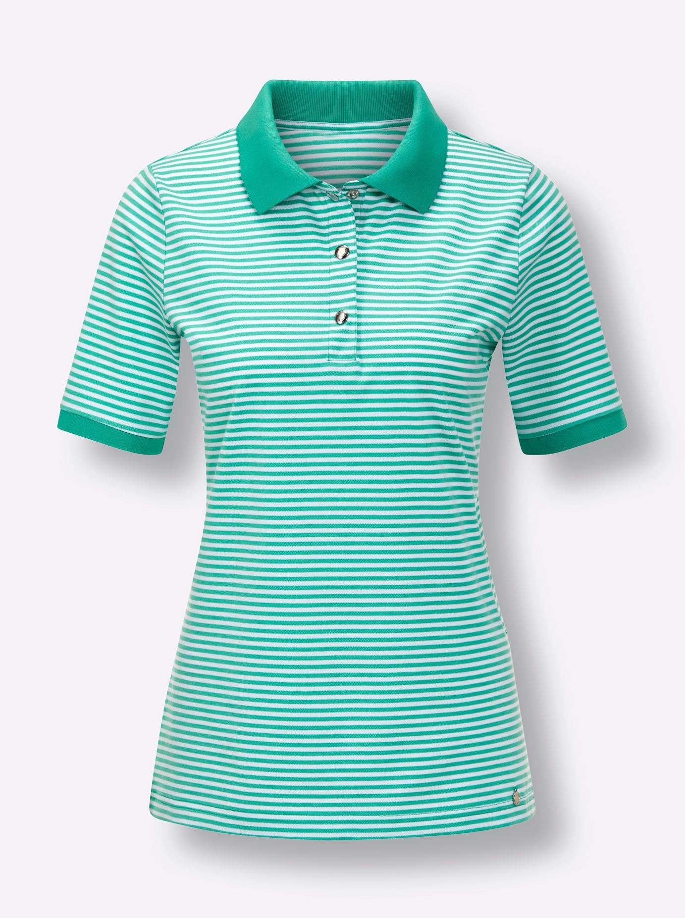 CREATION L PREMIUM Poloshirt »Lyocell-Baumwoll-Shirt«, (1 tlg.)