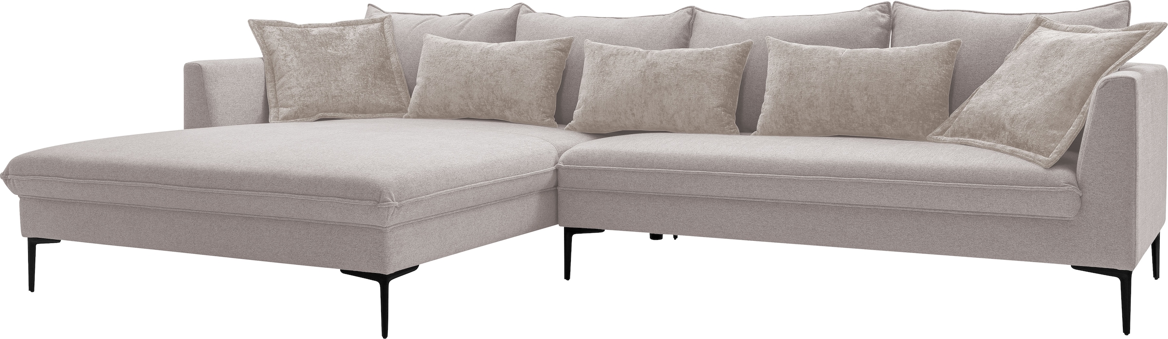Exxpo - sofa fashion Kampinė sofa »Piazza elegant ir edel Designsofa su puikus Sitzkomfort« (2 St.) didelis fotelis Ecke in aukšta kokybė Verarbeitung Stellmaße 321x187cm