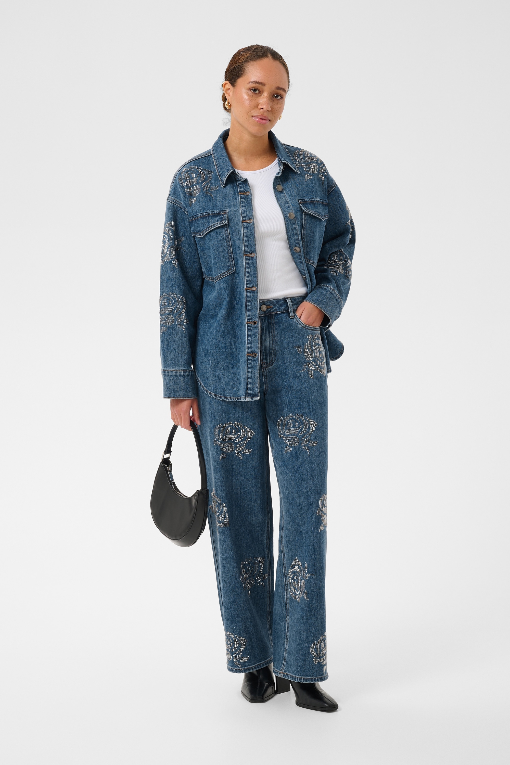 KAFFE Jeansbluse »Jeanshemd KAcastelia«