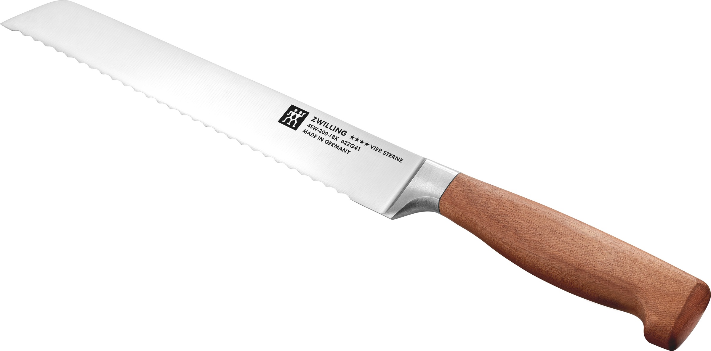 Zwilling Fleischmesser »VIER STERNE Wood« Made in Germany, Eigehärtete Klinge, FSC-Zertifizitiertes Holz