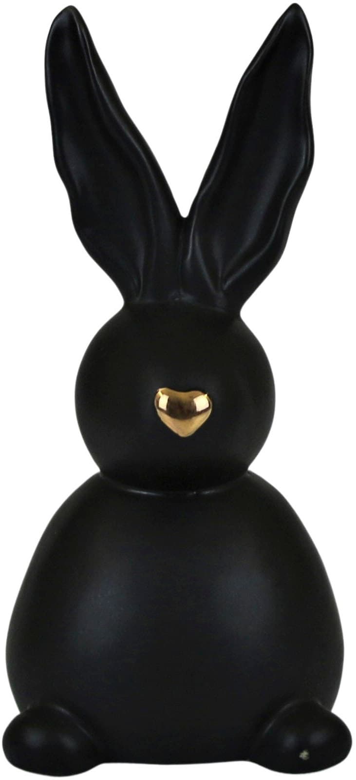 AM Design Osterhase "Osterfigur, Hase, Höhe ca. 21 cm, Frühjahrsdeko", Dekofigur aus Porzellan, Ostern, Osterdekoration