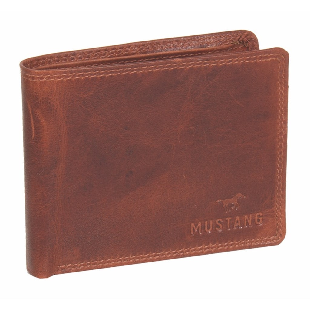MUSTANG Geldbörse »Udine leather wallet side opening« mit RFID-Schutz MUSTANG Geldbörse »Udine leather wallet side opening« mit RFID-Schutz