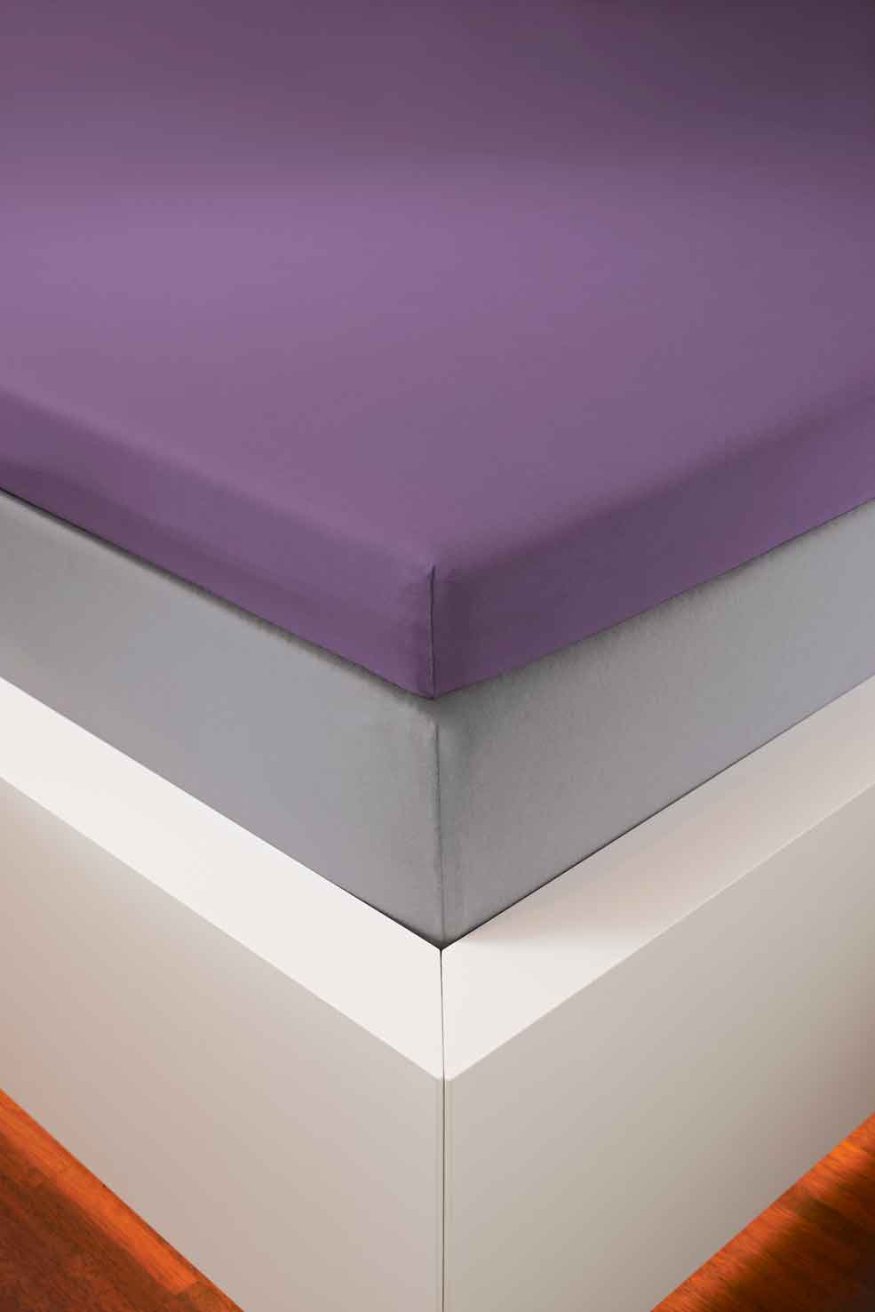 bellana Spannbettlaken "bellana deluxe für Topper, mit Elasthan, Premium Jersey 230 g/m²" mit 5% Elasthan, für Topper mit 4-10cm Höhe, bügelfrei, faltenfrei