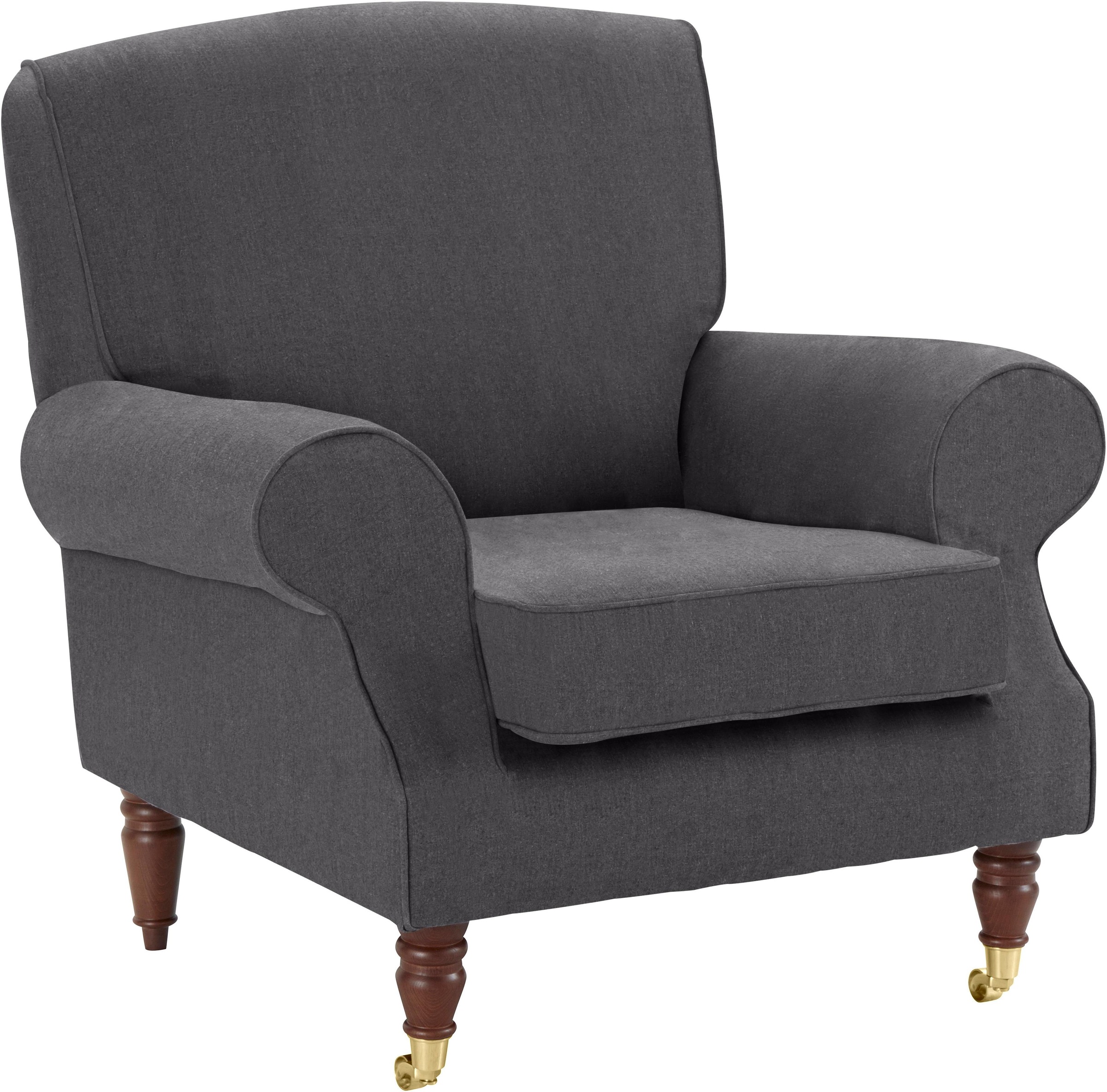 Home affaire Sessel "Rennes" in Samtoptik oder Baumwoll-Mix günstig online kaufen