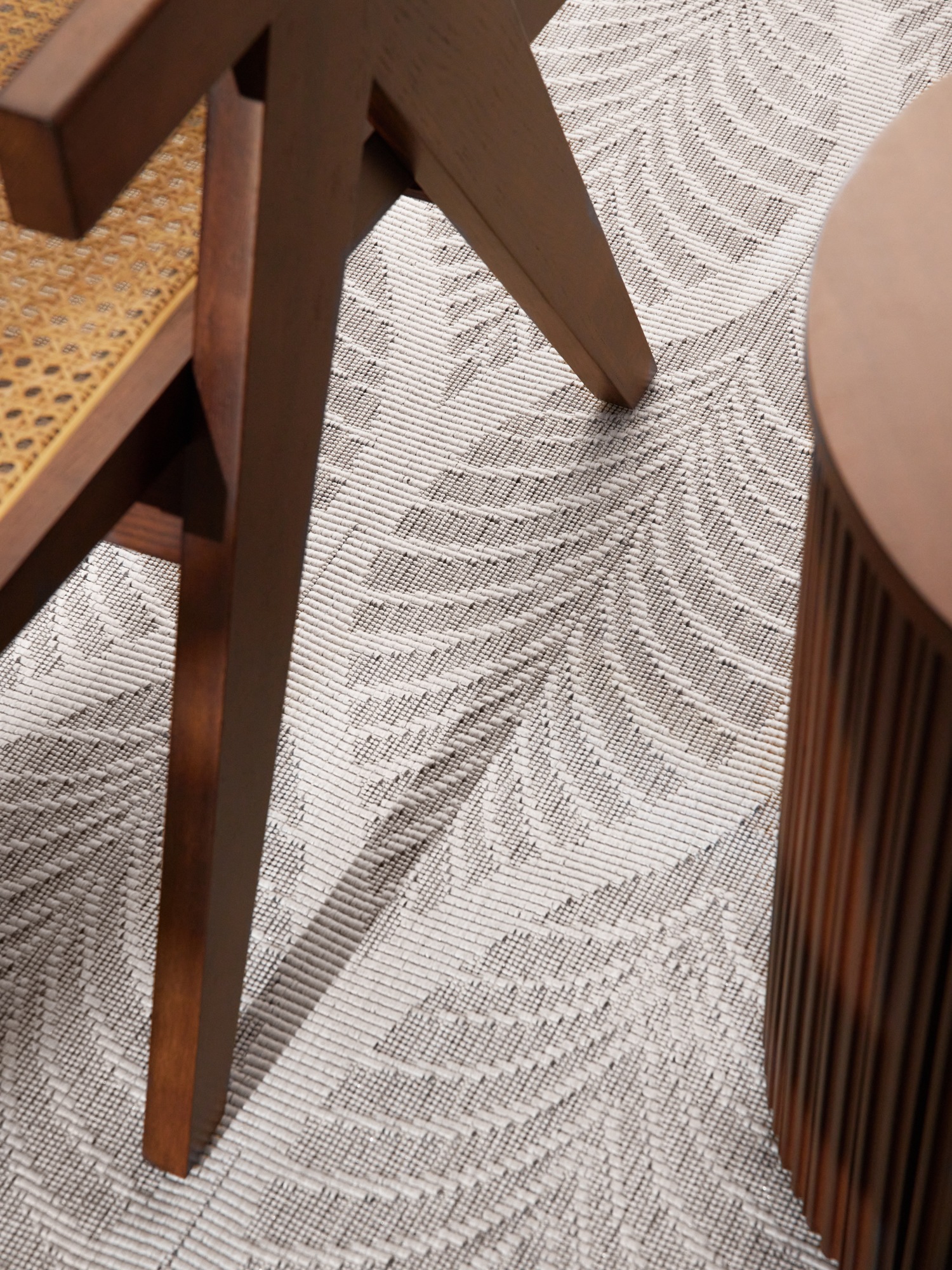 NORTHRUGS Outdoorteppich »Liora Wendeteppich«, rund, 5 mm Höhe, In und Outdoor, Flachgewebe, wetterfest, pflegeleicht, robust