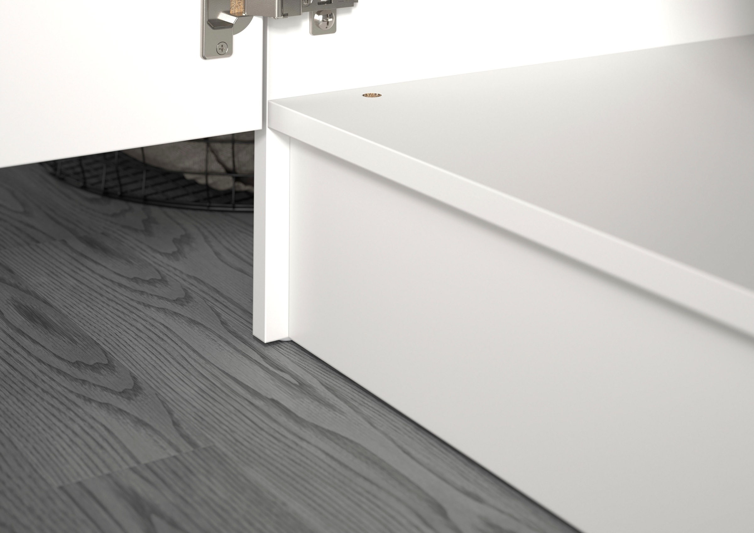 welltime Badmöbel-Set »FALAS, TOPSELLER!, 8-teilig, Hauswirtschaftsraum Set, Breite 300 cm«, (Set, 8 St., Wäscheschrank, Hängeschrank,Standregal, Umbauschrank, Mehrzweckschrank), Kombination, Waschmaschinenumbau, Waschmaschinenschrank, Wäschekammer