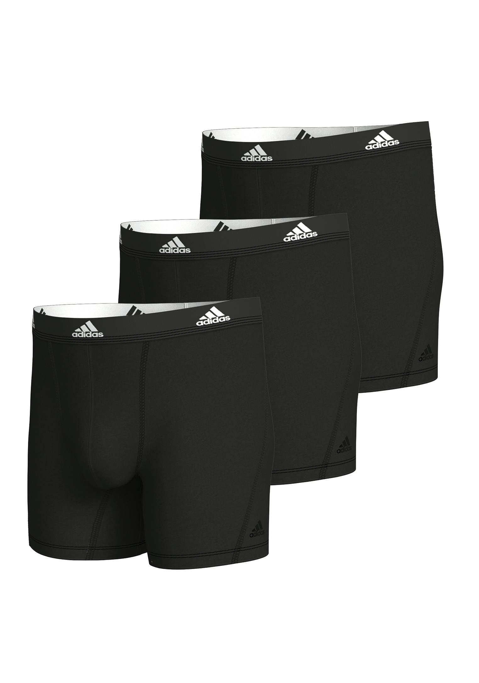 adidas Sportswear Boxershorts ""Active Flex Cotton"", (3er Pack), mit scheuerfreien und feuchtigkeitsabsorbierenden Eige