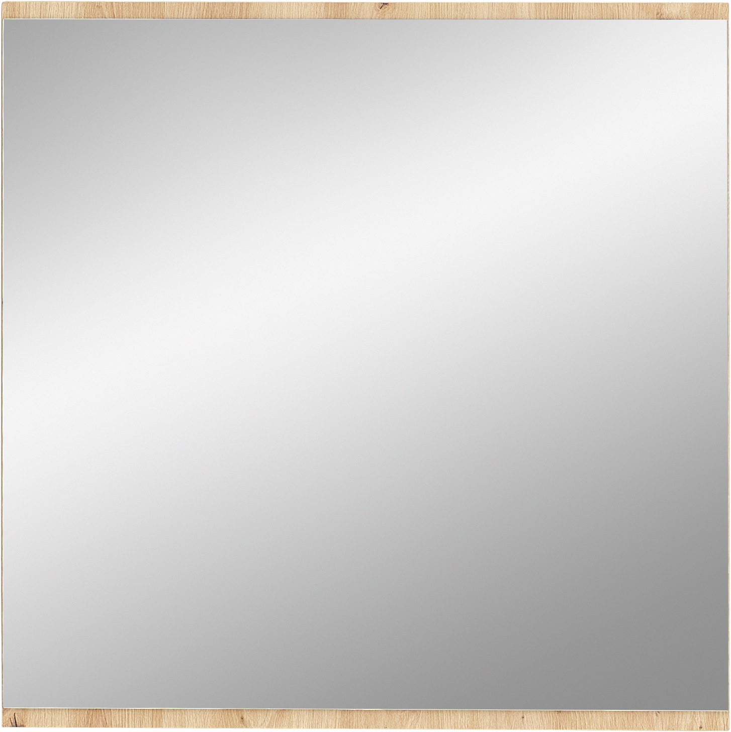 HBZ Spiegel »Lagos Garderobenspiegel, BxHxT 80x80x2 cm«, (1 St.), Mit filligraner Absetzung in Eiche Artisan Dekor