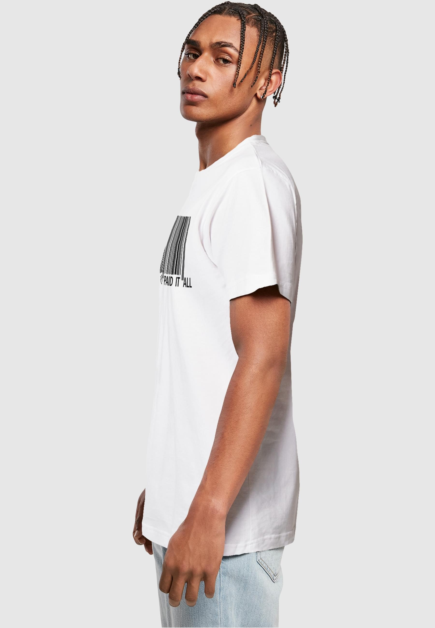 Merchcode T-Shirt »Merchcode Herren Dad Pay Barcode T-Shirt Round Neck«, (1 tlg.)