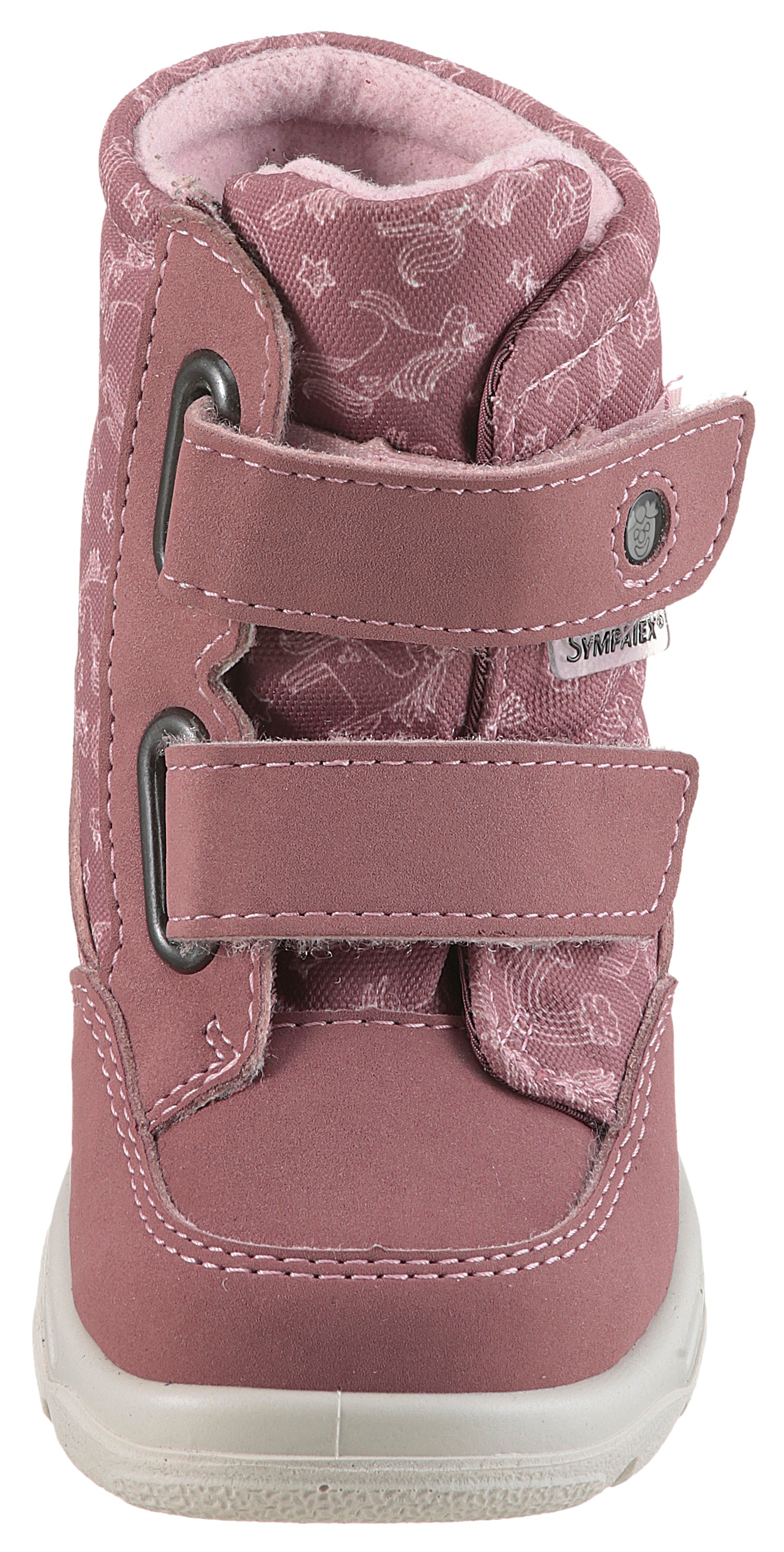 PEPINO by RICOSTA Winterstiefel »Madlen WMS: mittel«, Klettstiefel mit Sympatex, Lauflernschuh, Größenschablone zum Download