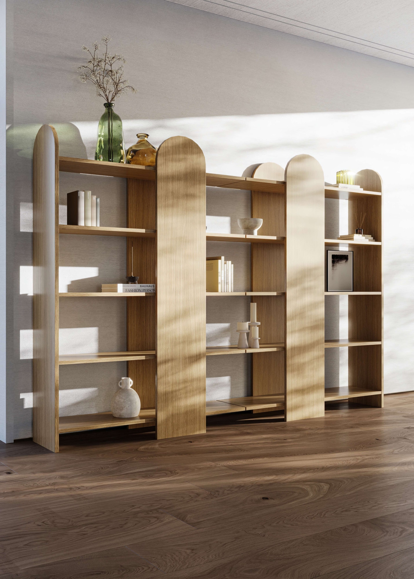 Bücherregal »Venice, Offenes elegantes Designregal, 5 Ablagen, Höhe 175 cm«, mit...