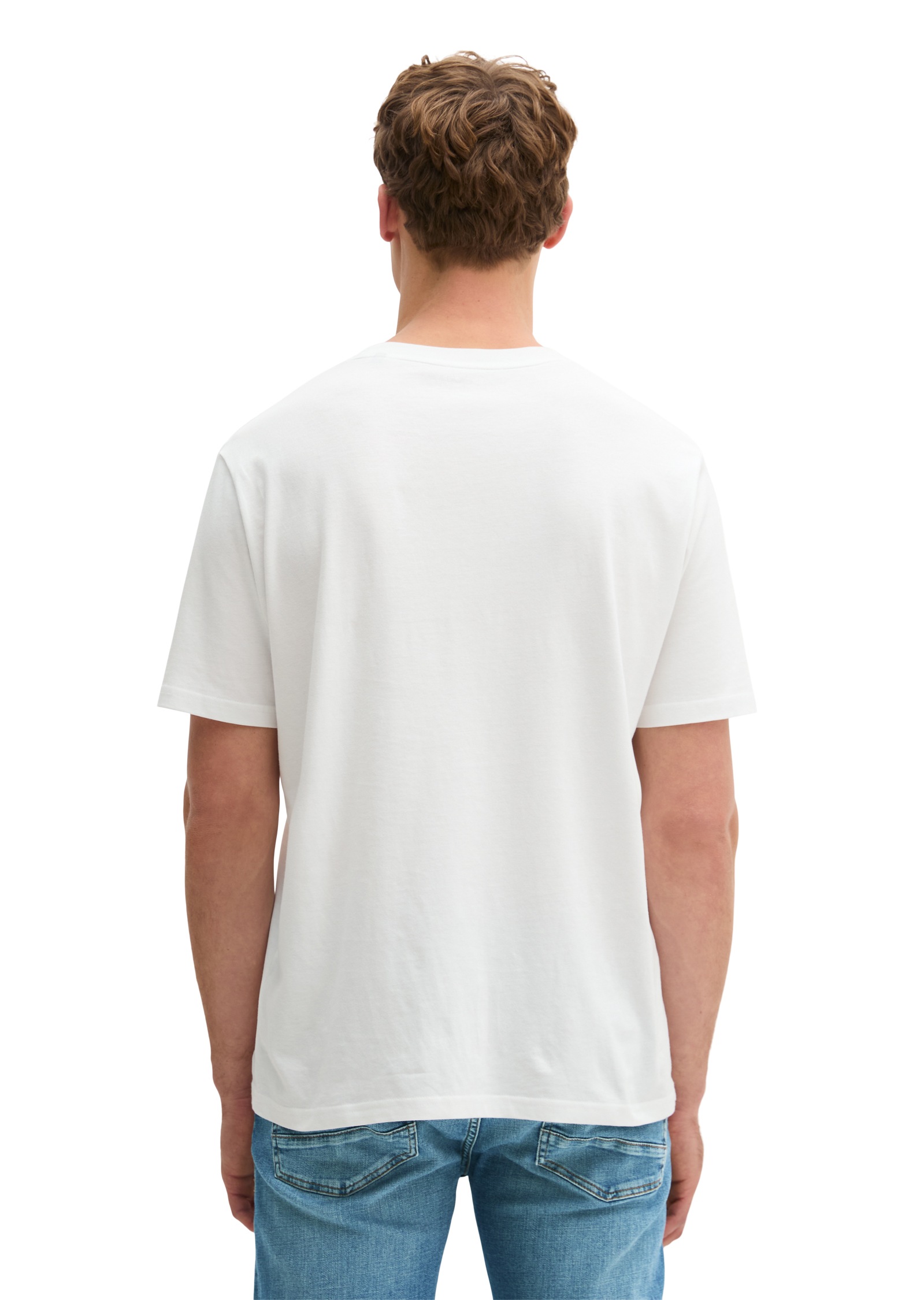 Marc OPolo T-Shirt Logo-T-Shirt aus Bio-Baumwolle günstig online kaufen