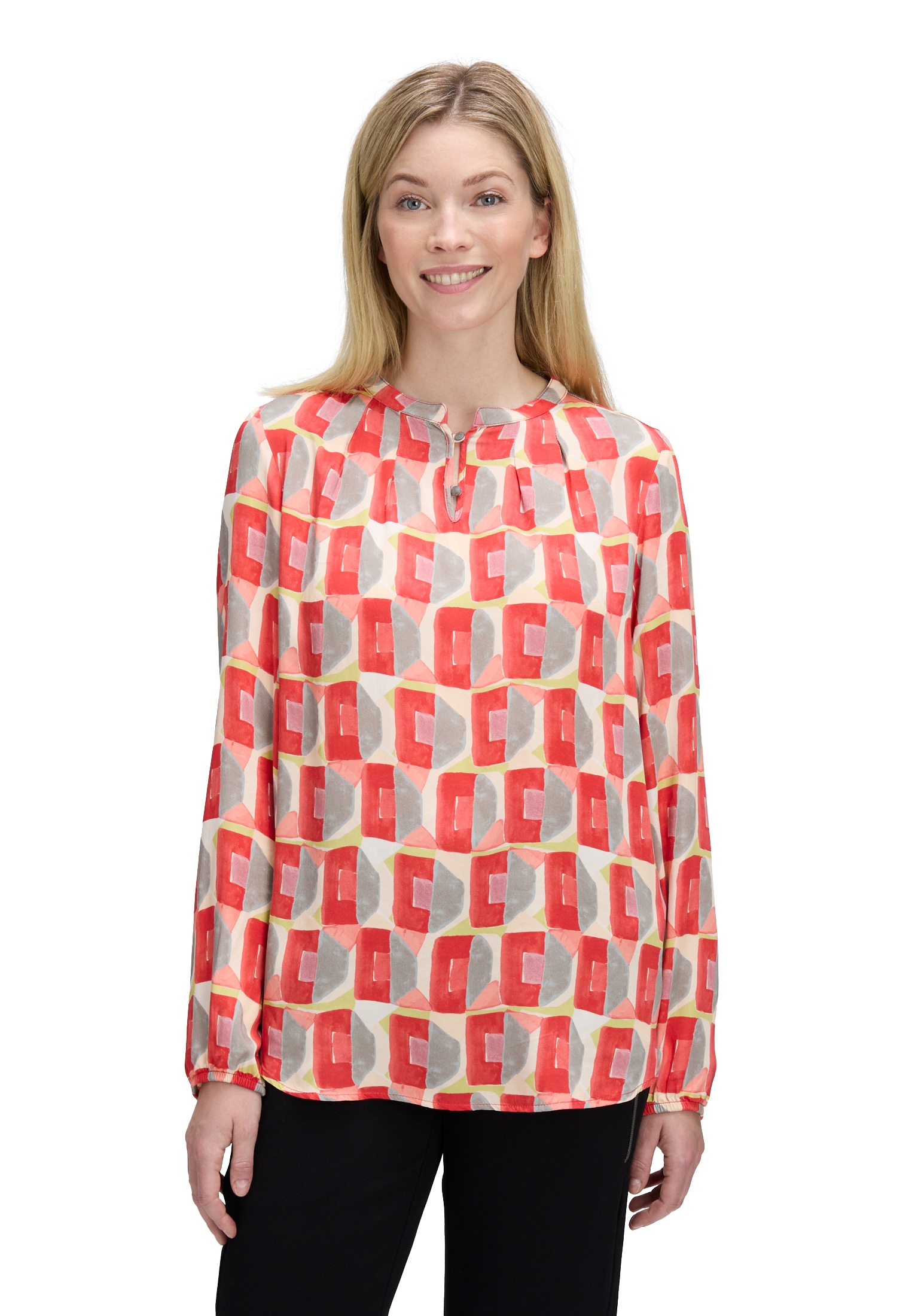 Cartoon Schlupfbluse "Cartoon Damen Casual-Bluse mit Knöpfen" günstig online kaufen