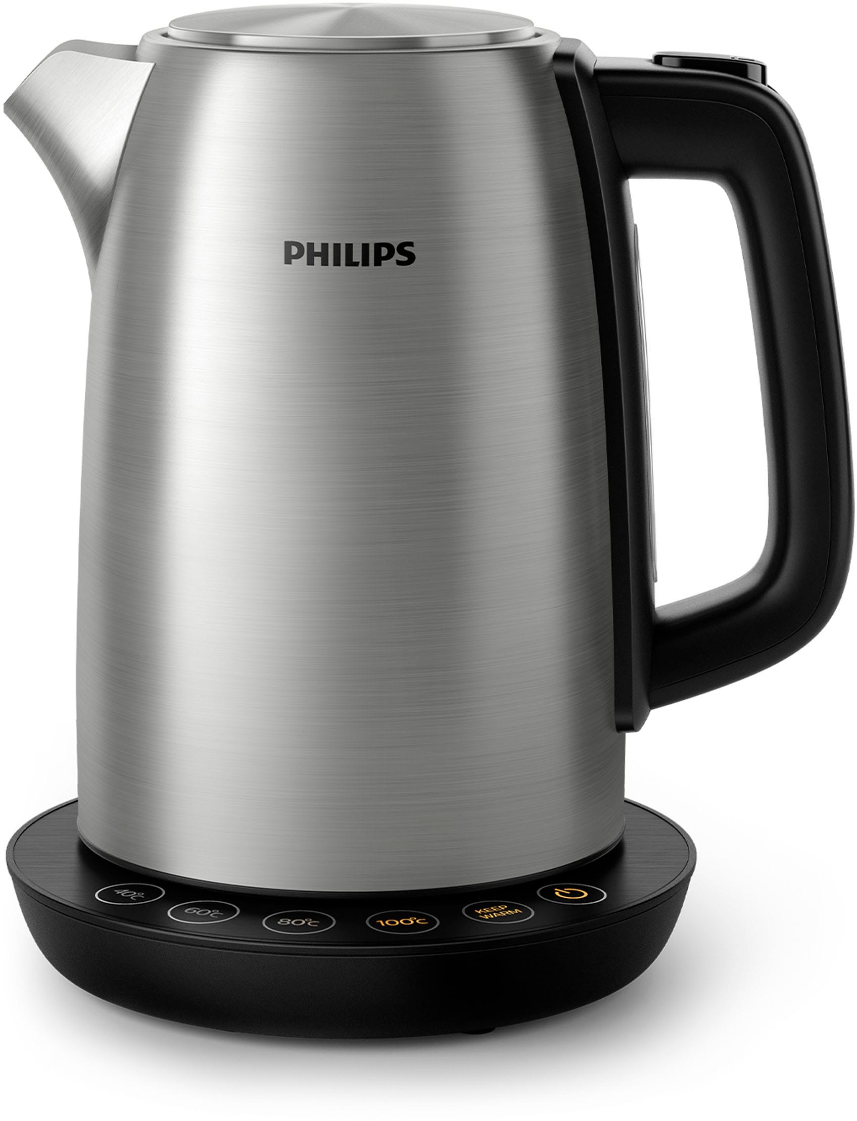 Philips Wasserkocher "HD9359/90 Avance Collection", 1,7 l, 2200 W, Trockengehschutz, mit 4 Temperatureinstellungen