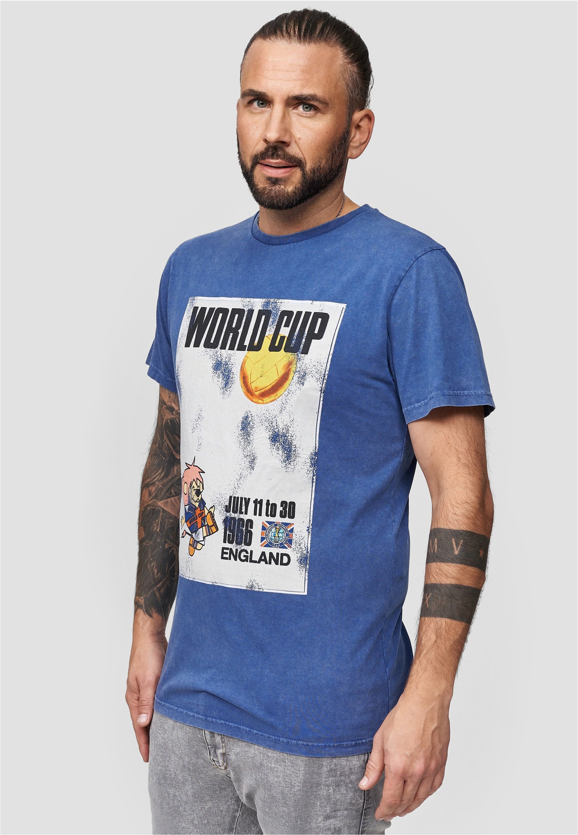 Thumbnail - Recovered T-Shirt "FIFA World Cup 1966" 1 Stk. mit coolem FIFA-Print